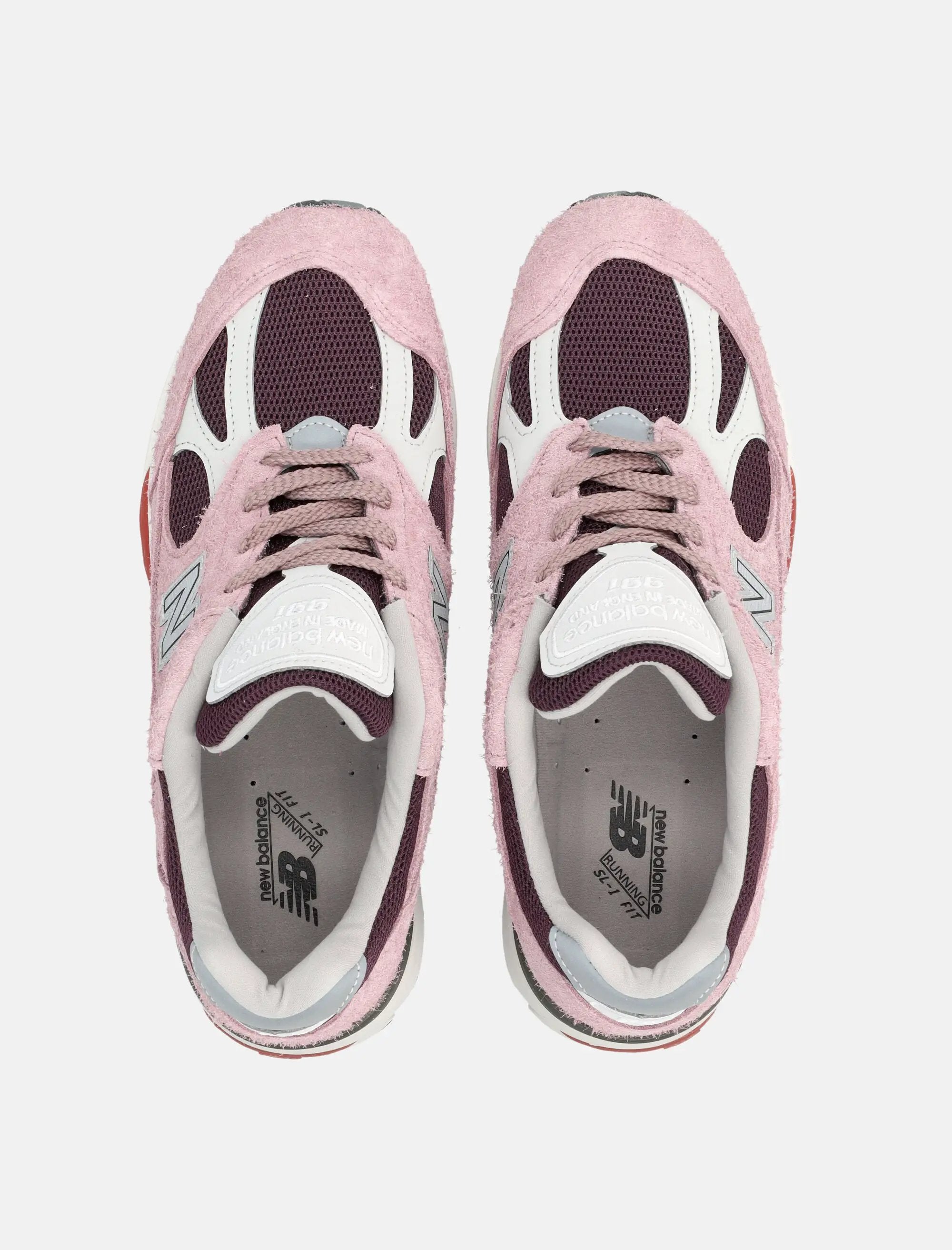Made In Uk 991v2 Pink New balance – Гарантія оригінальності – вид ззаду
