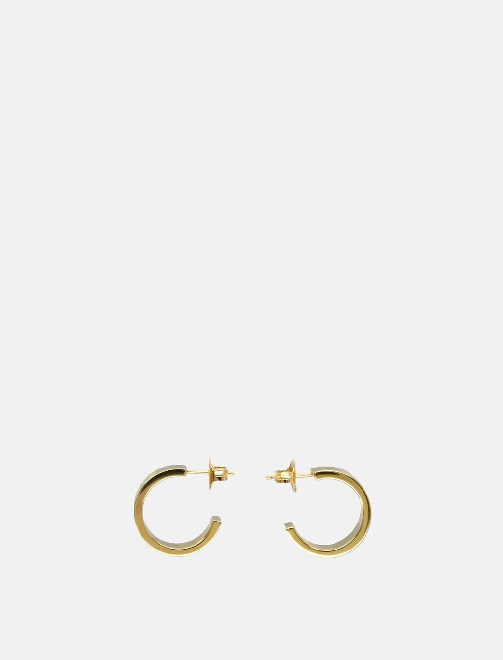 Оригінальна Numeric Minimal Signature Hoop Earrings Maison margiela – вид ззаду