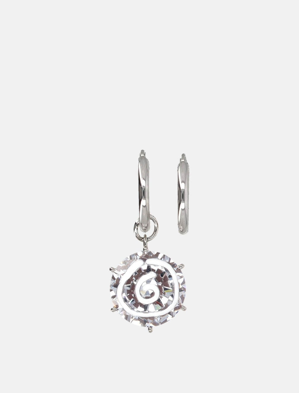 Diamond 6 Crystal Earrings Maison margiela – Гарантія оригінальності – боковий вид