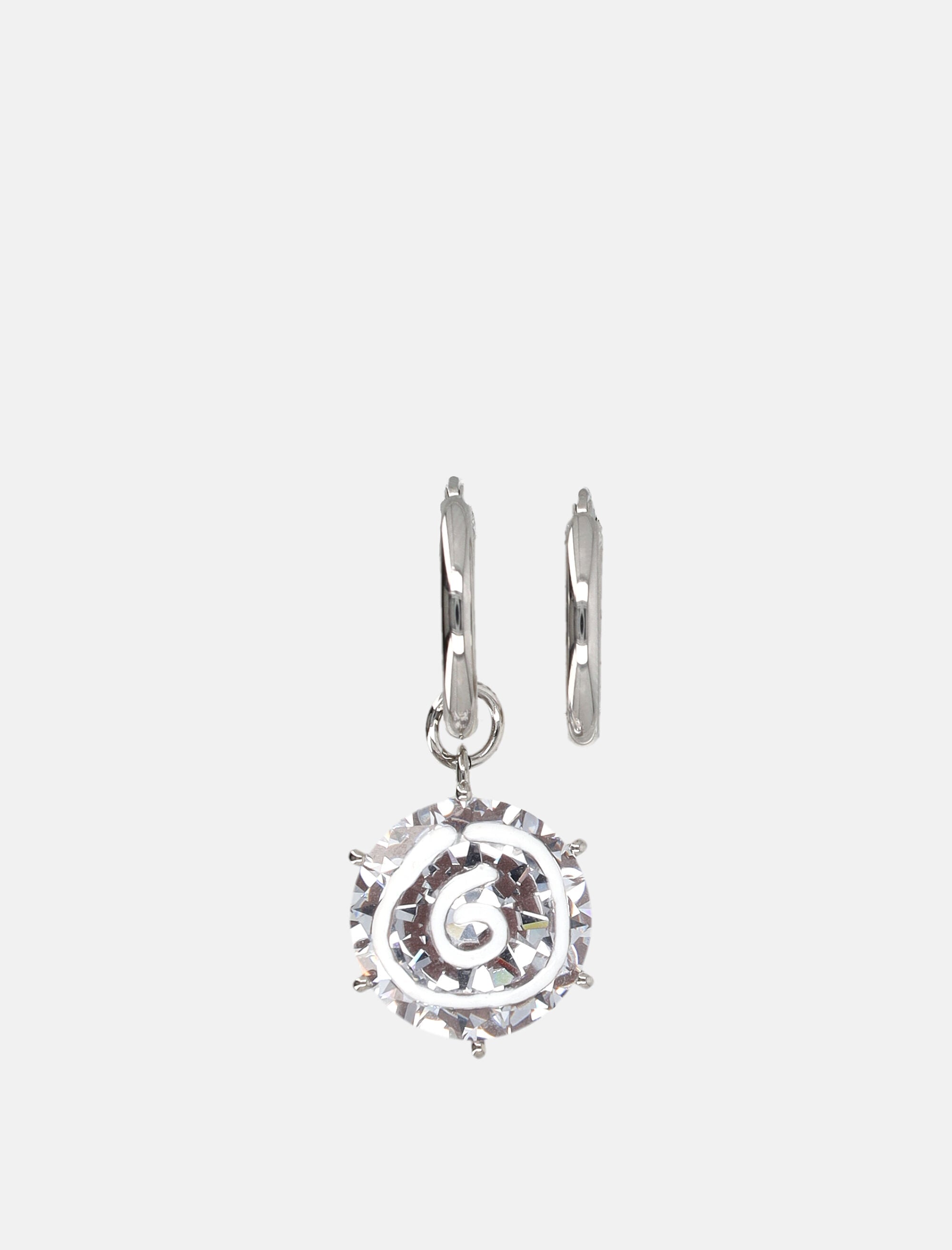 Diamond 6 Crystal Earrings Maison margiela – Гарантія оригінальності – боковий вид