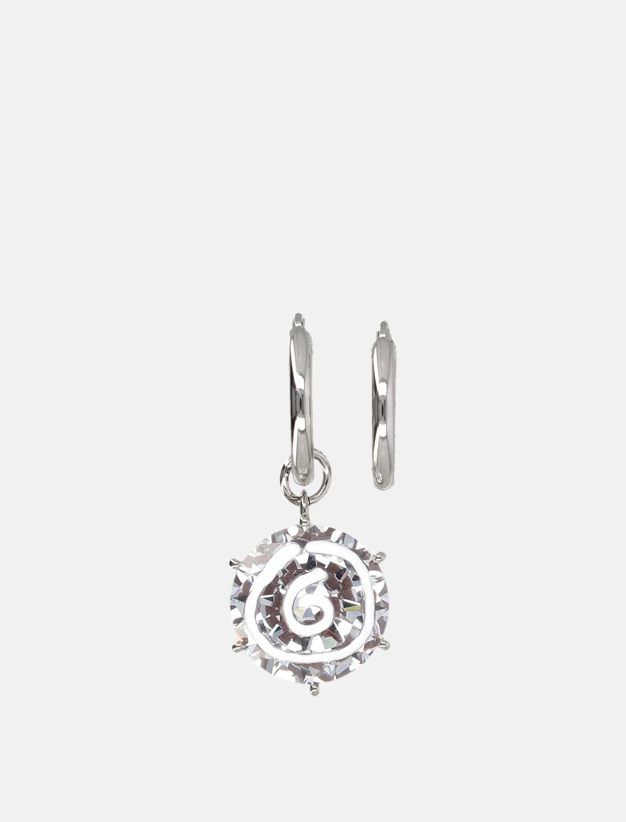 Diamond 6 Crystal Earrings Maison margiela – Гарантія оригінальності – боковий вид