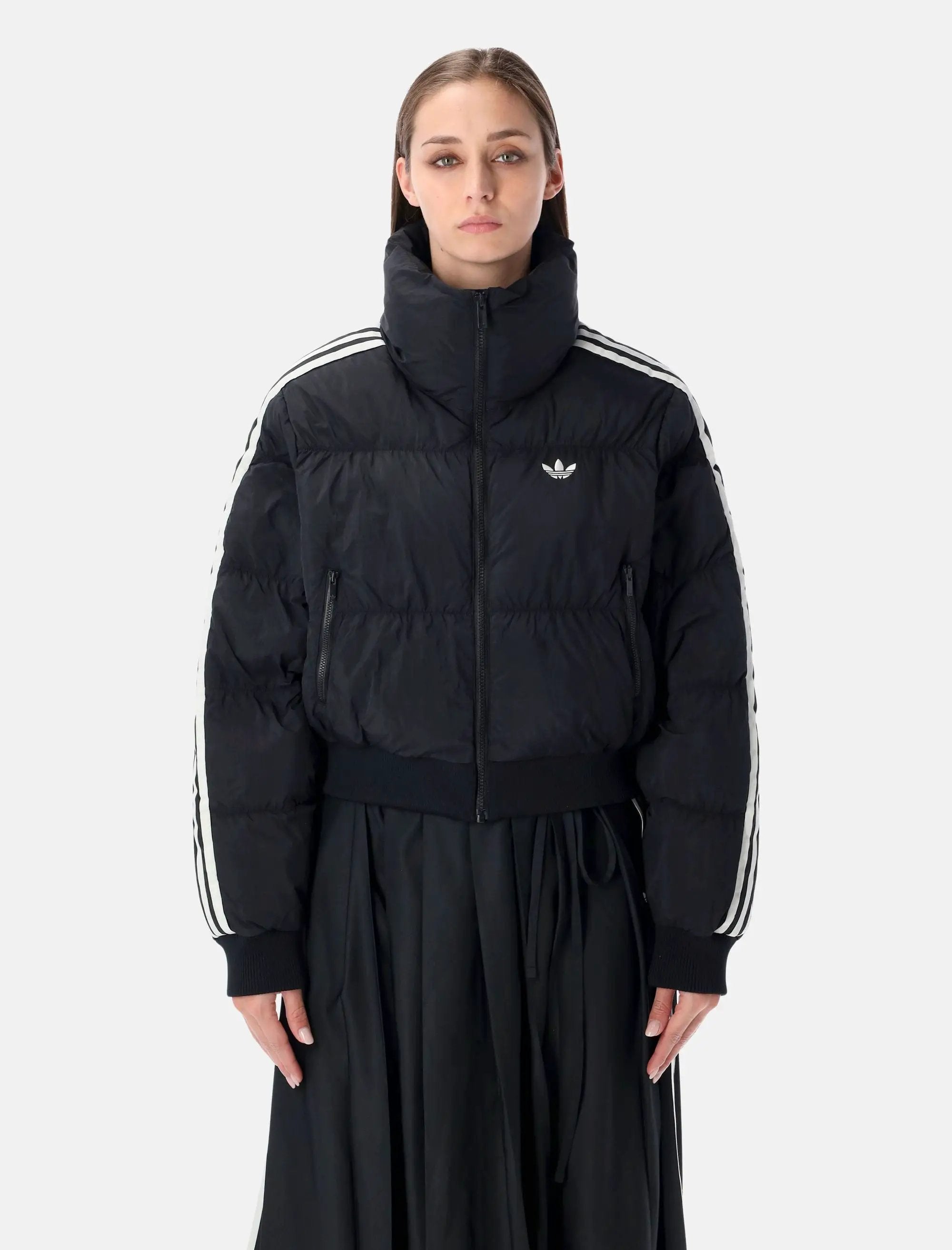 Adicolor Cropped Puffer Jacket Adidas оригінал – Купити в Україні – боковий вид