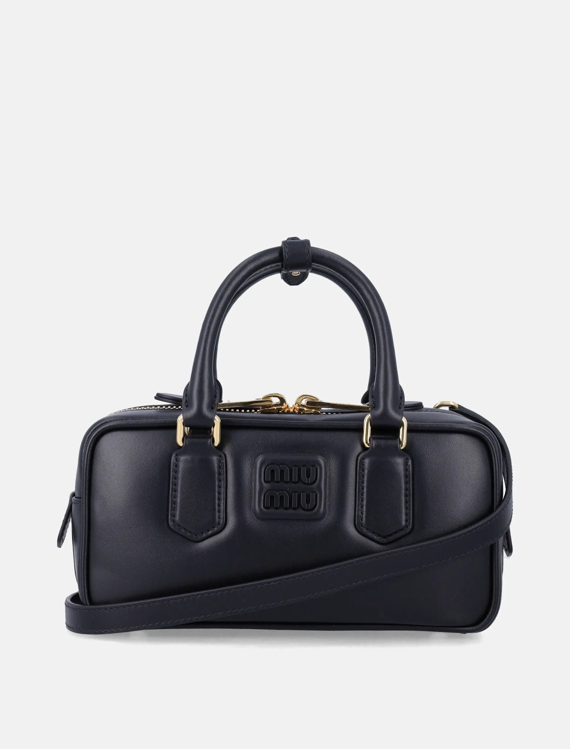 Arcadie Leather Bag Miu miu – Гарантія оригінальності – боковий вид