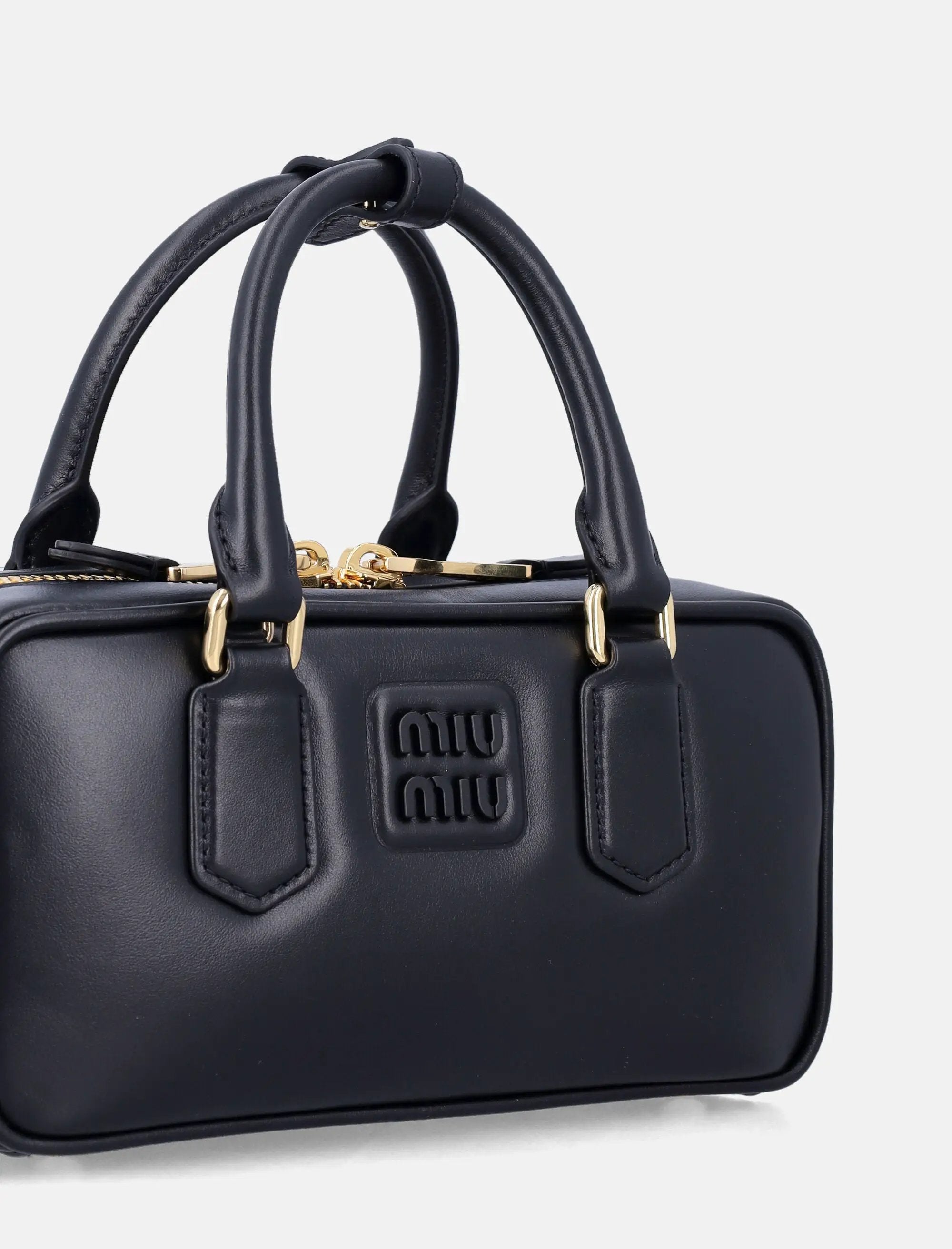 Arcadie Leather Bag Miu miu – Гарантія оригінальності – вид ззаду