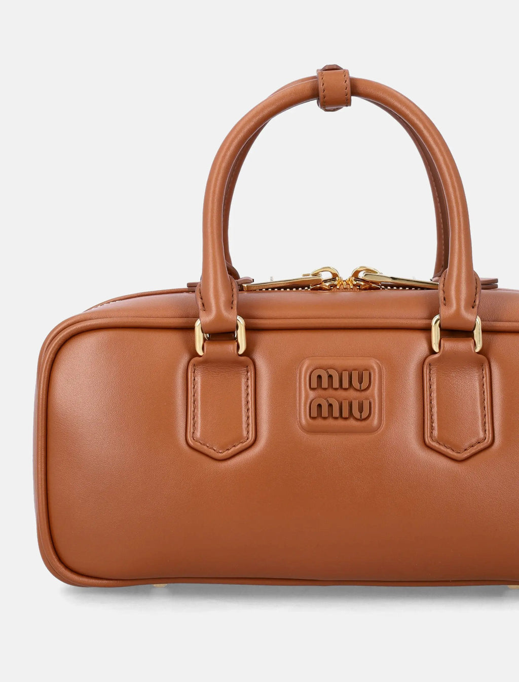 Arcadie Leather Bag Miu Miu Miu miu – Гарантія оригінальності – вид ззаду