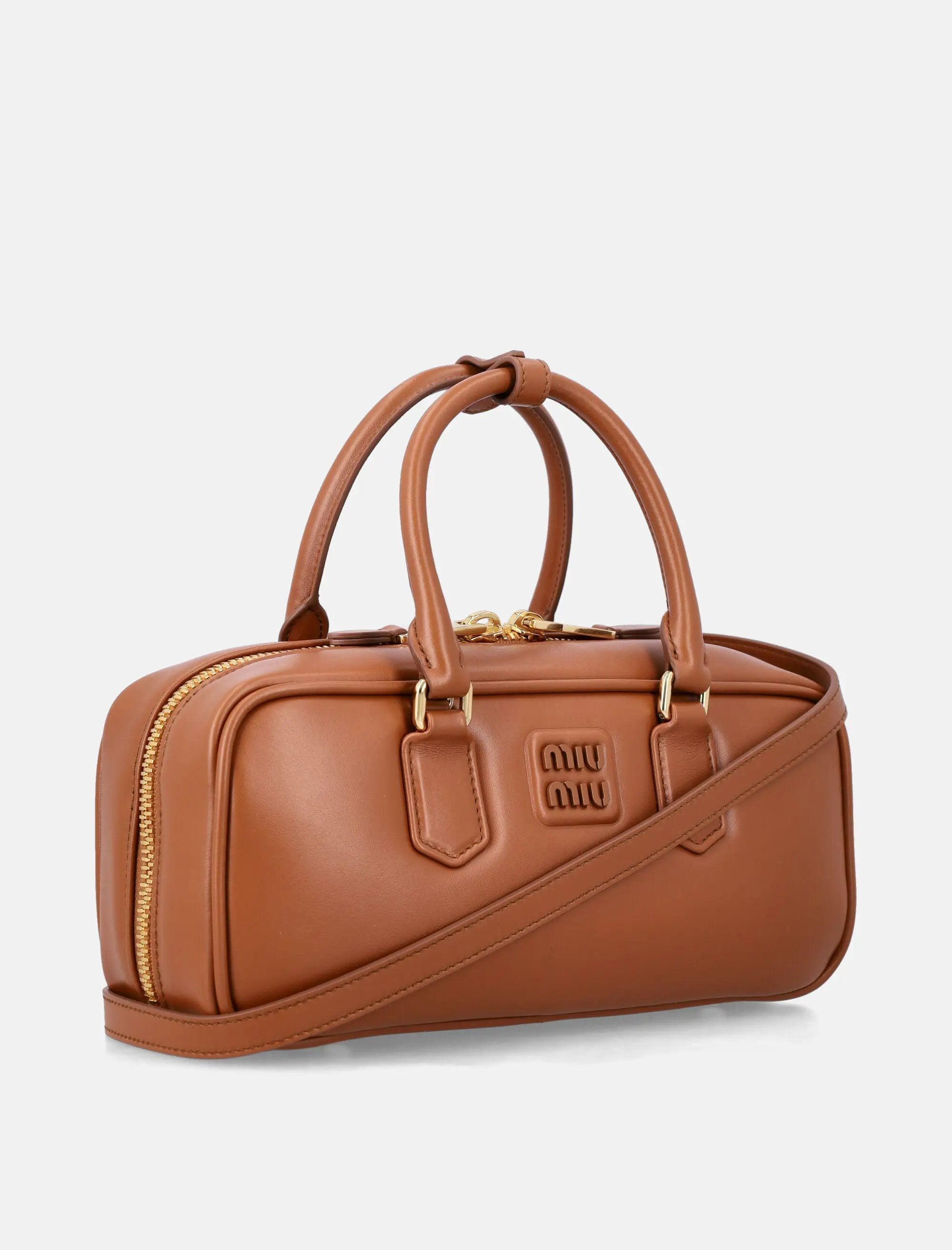 Arcadie Leather Bag Miu Miu Miu miu – Гарантія оригінальності – детальний вид