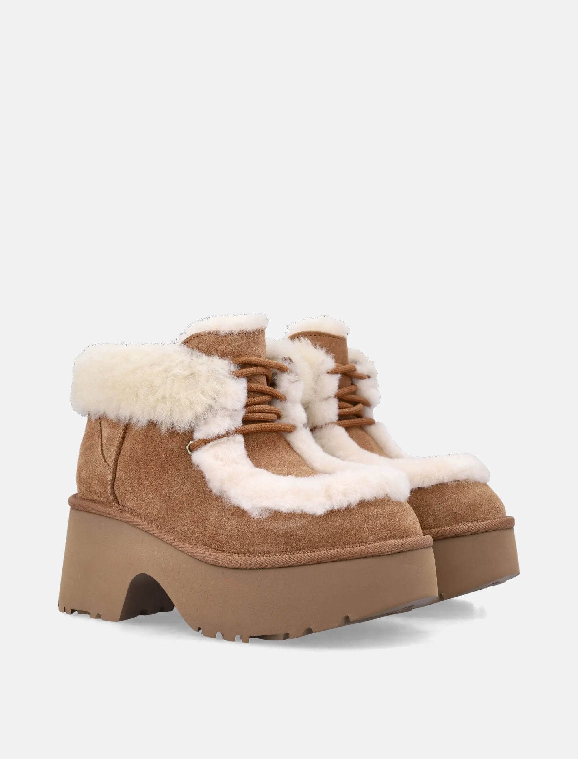 Classic Esmee Lace Up Suede Boots Ugg оригінал – Купити в Україні – вид ззаду