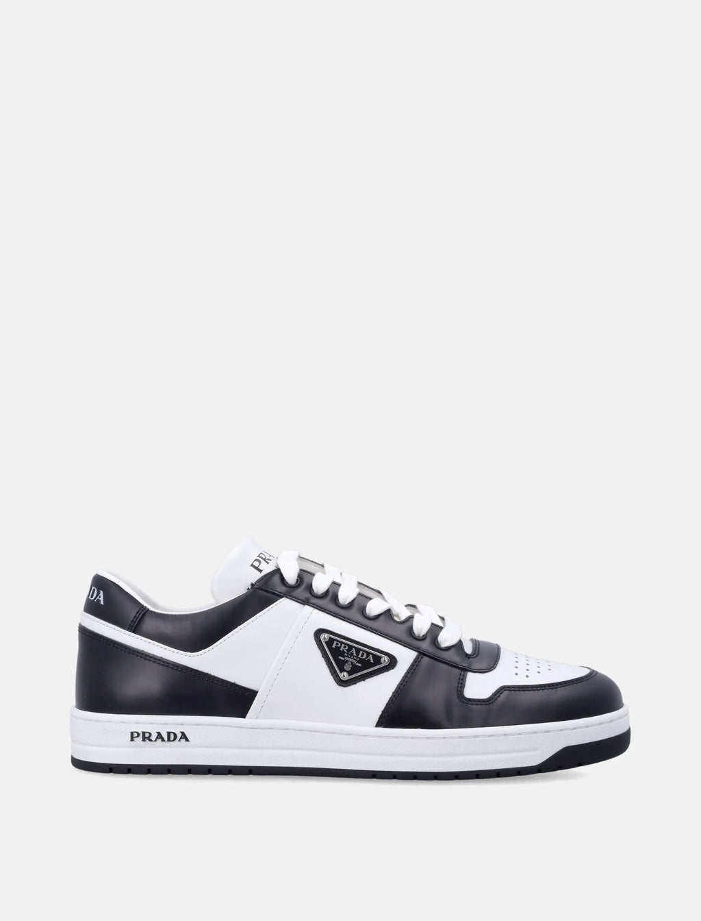 Оригінальна Downtown Leather Sneakers Prada – боковий вид