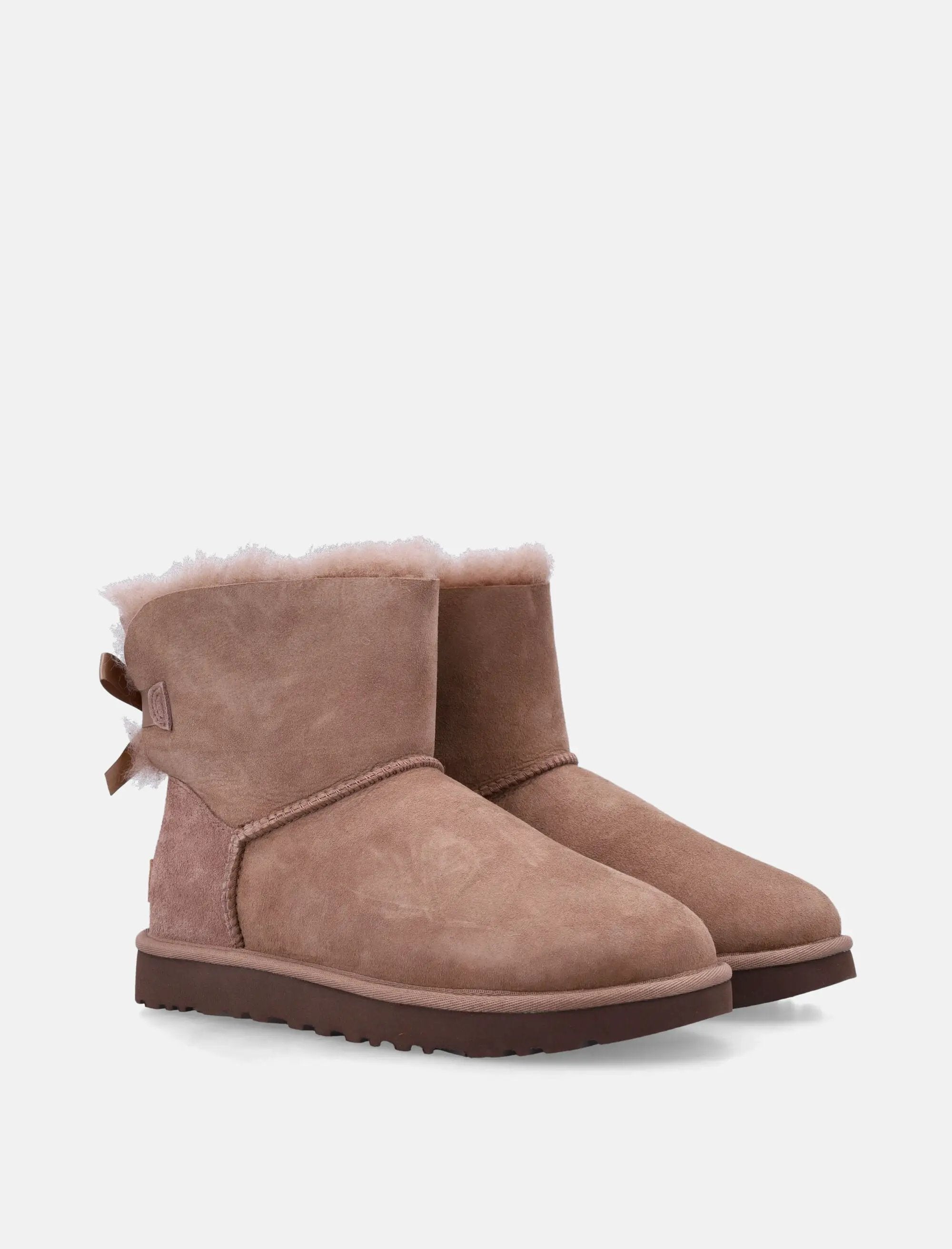 Оригінальна Womens Mini Bailey Bow II Suede Boots Ugg – вид ззаду
