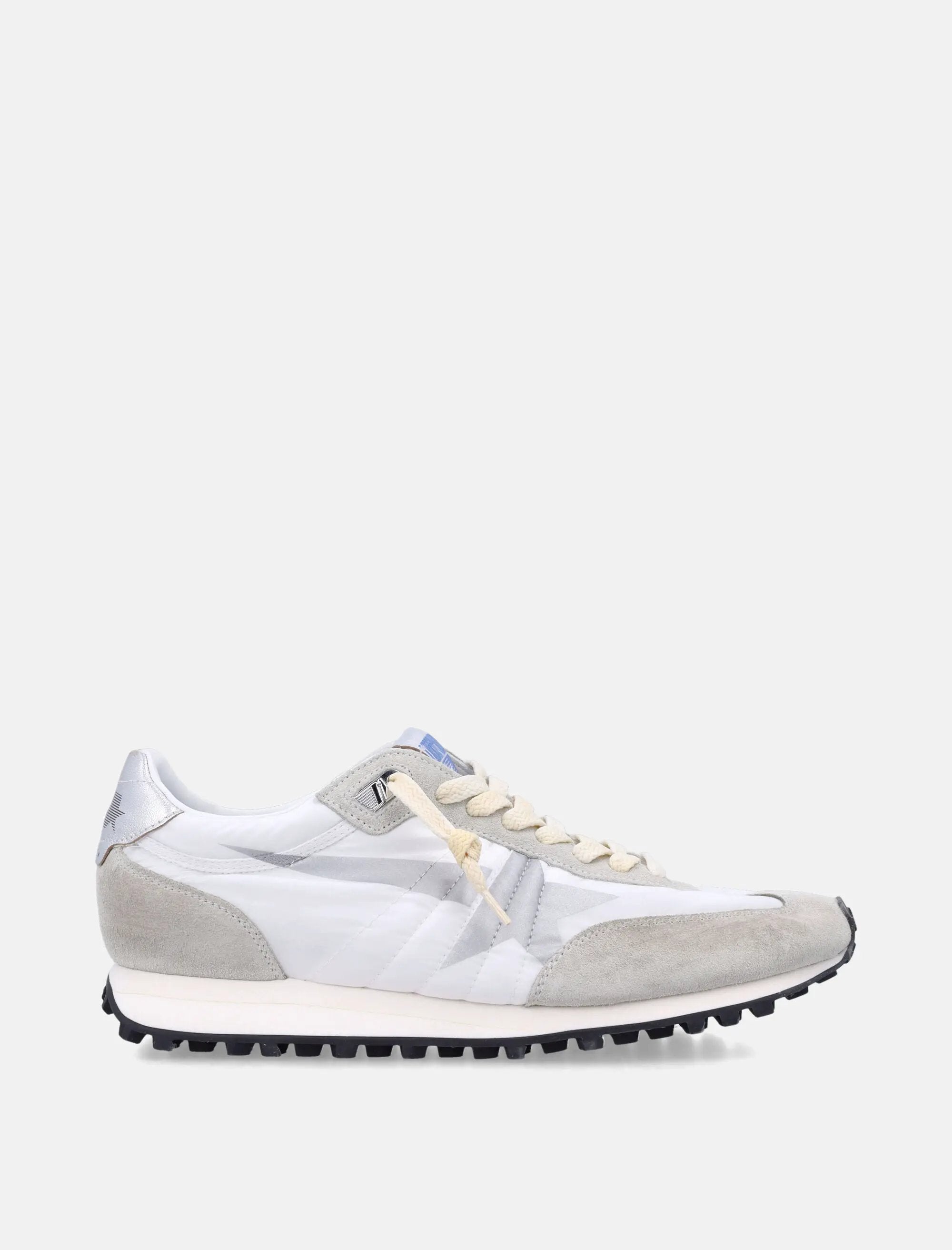 Running Marathon Sneakers Silver Golden goose – Гарантія оригінальності – боковий вид