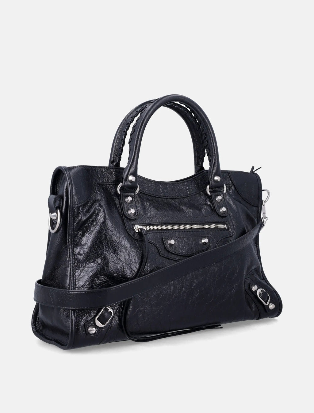 Оригінальна Le City Bag M Black Leather Balenciaga – детальний вид