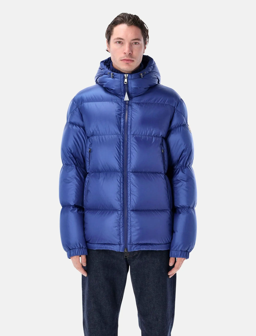 Оригінальна Rivau Shiny Nylon Down Jacket Moncler – боковий вид