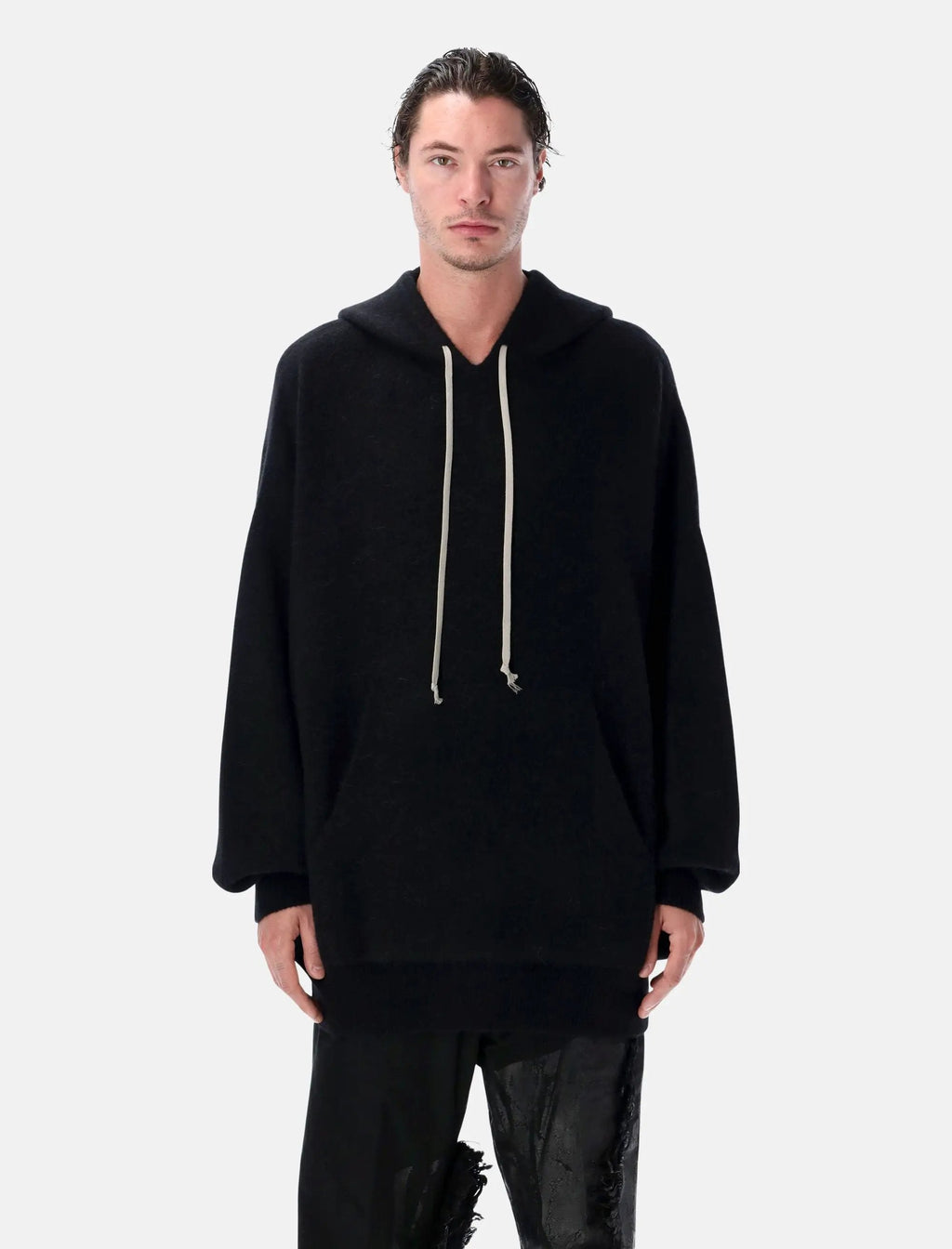Oversized Hun Hoodie Rick owens оригінал – Купити в Україні – боковий вид