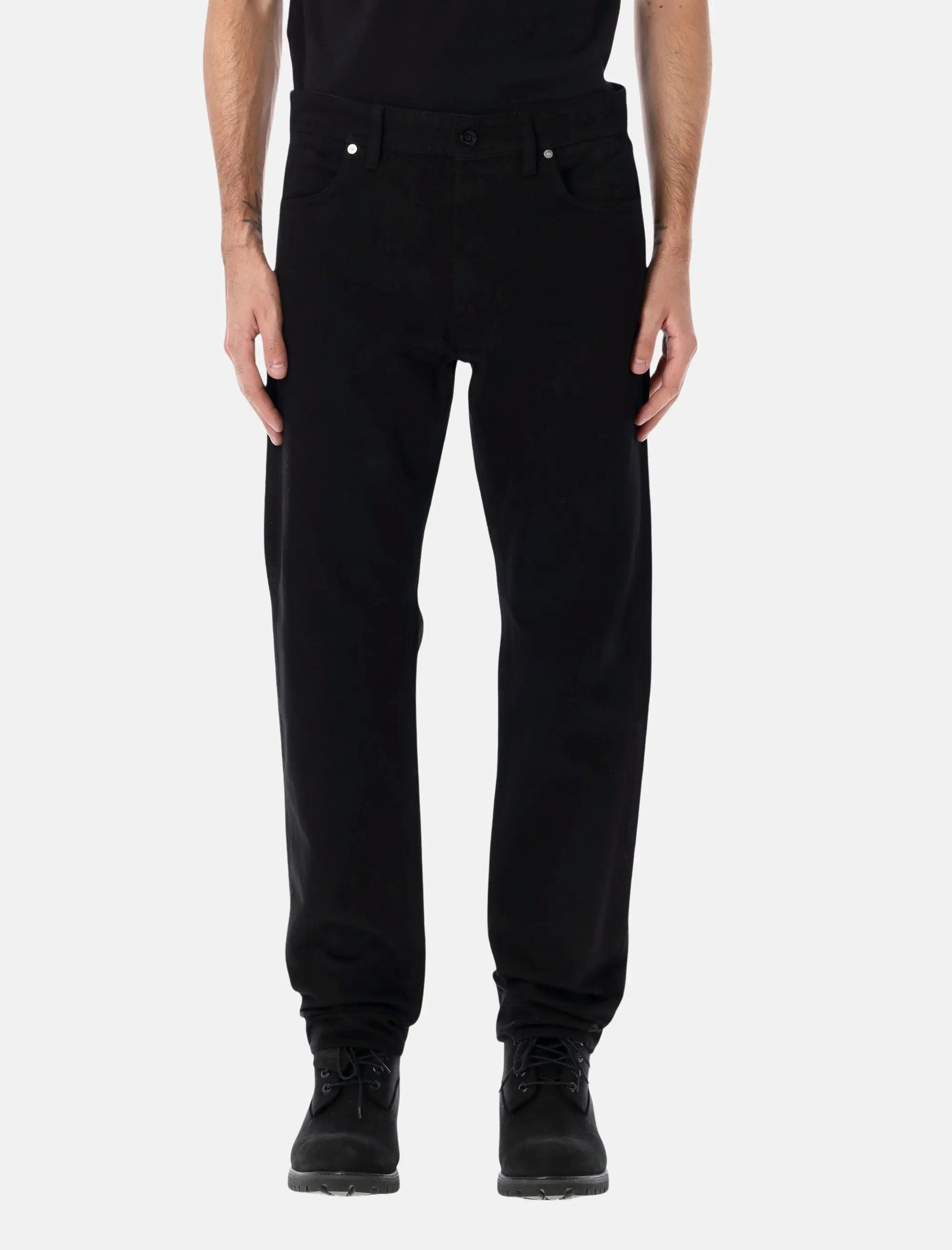 Оригінальна Black Cotton Jeans Stone island – боковий вид