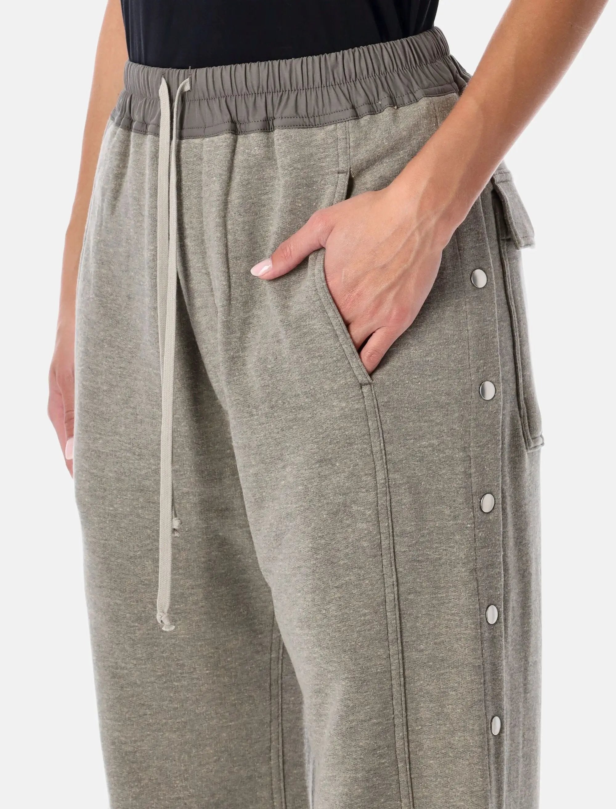 Оригінальна Grey Melange Pusher Pants Rick owens – детальний вид