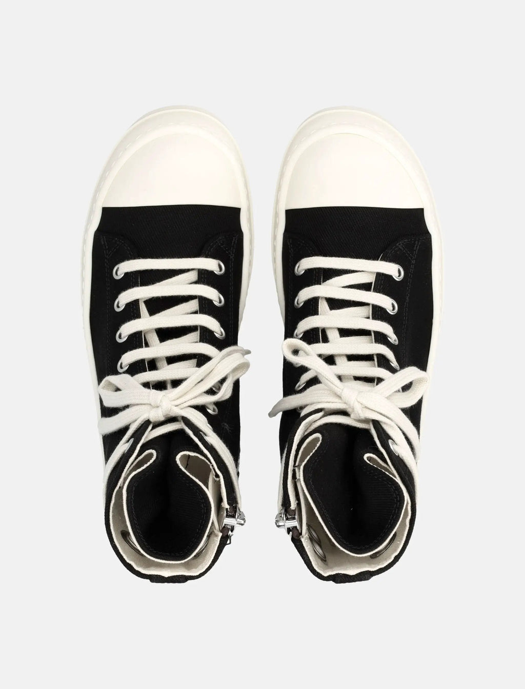 Оригінальна Womans Sneaks In Black Rick owens – вид ззаду