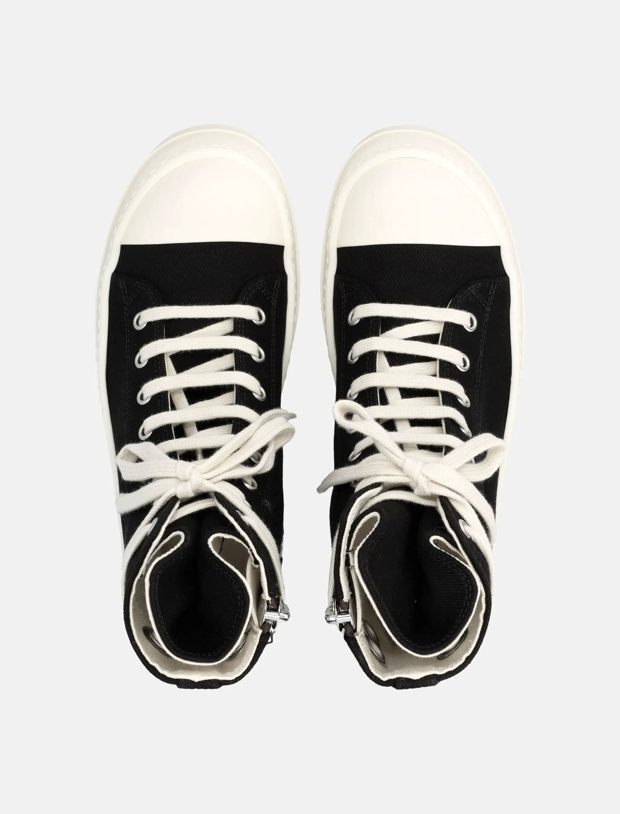 Оригінальна Womans Sneaks In Black Rick owens – вид ззаду