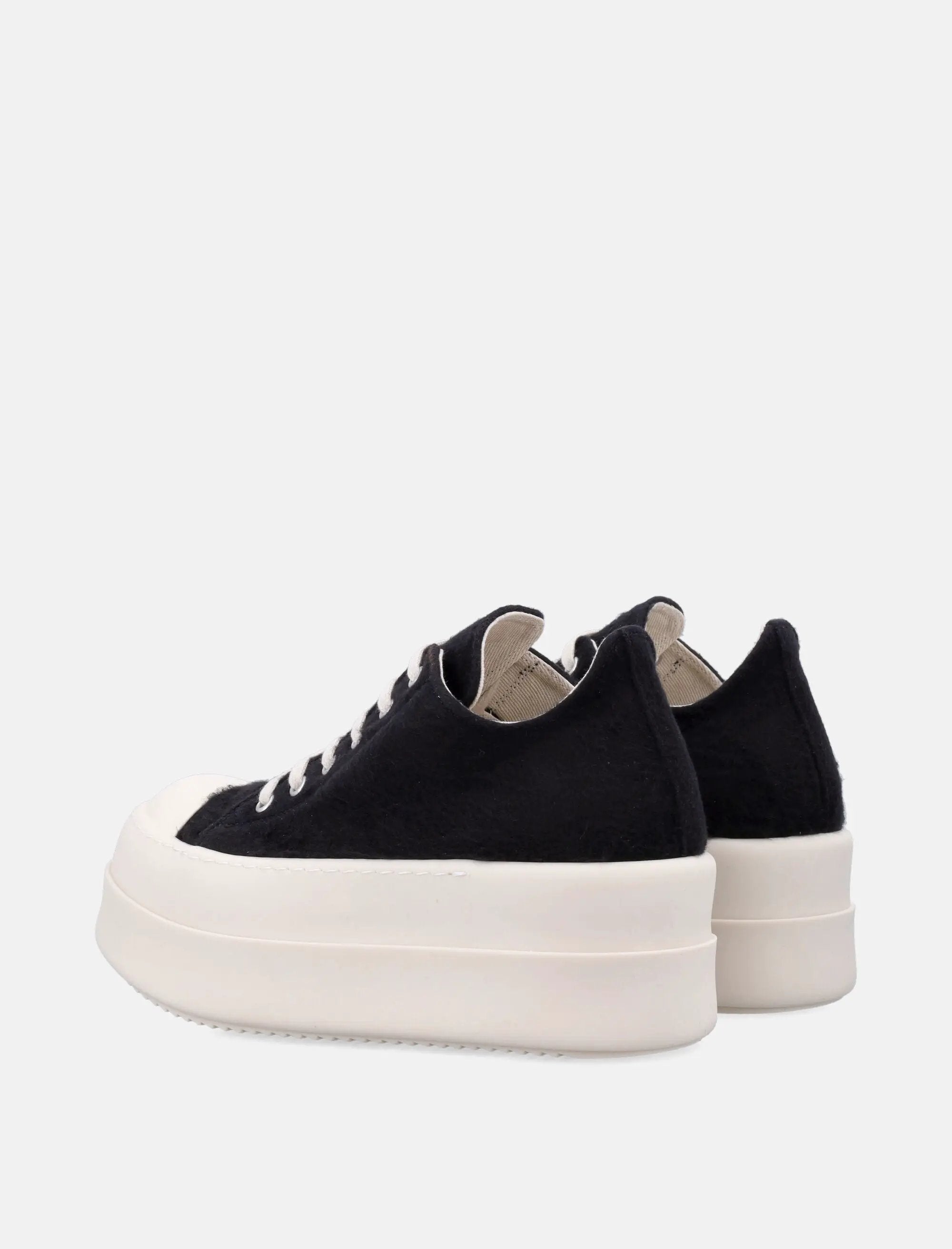 Оригінальна Womans Double Bumper Sneaks In Hairy Fleece Rick owens – збільшений вид