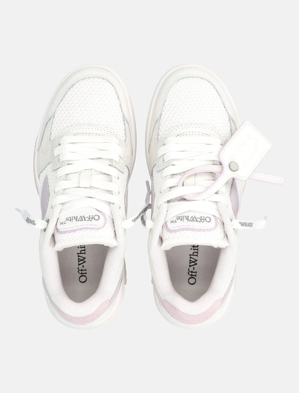 Slim Out Of Office White Lilac Womans Sneakers Off-white – Гарантія оригінальності – вид ззаду