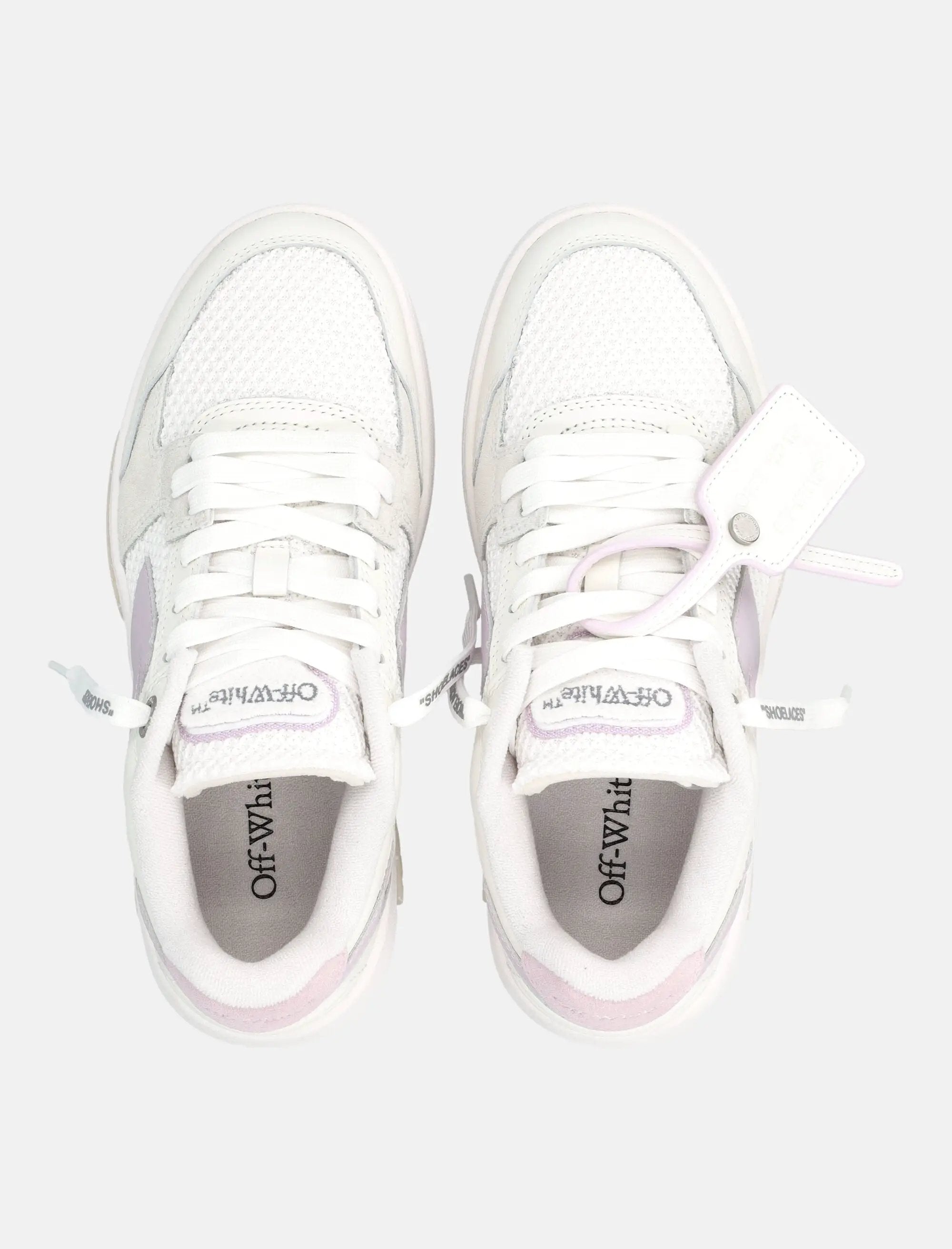 Slim Out Of Office White Lilac Womans Sneakers Off-white – Гарантія оригінальності – вид ззаду