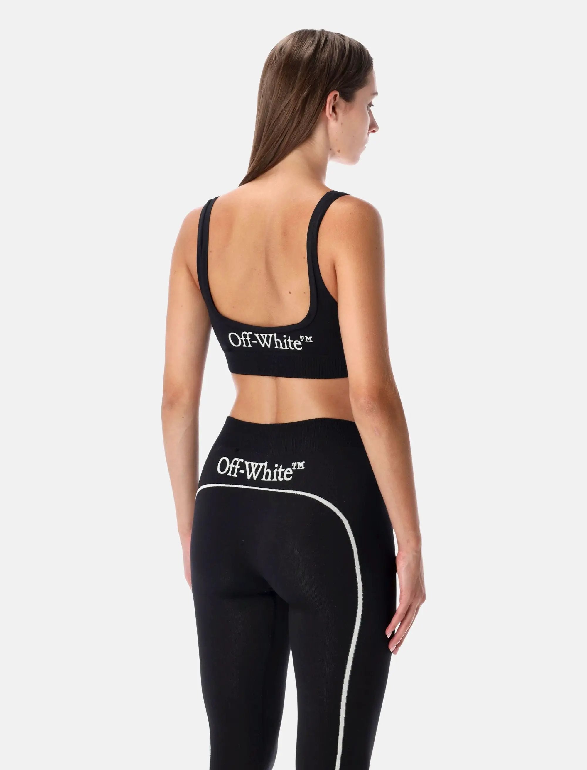Off Stamp Seamless Logo Bra Off-white оригінал – Купити в Україні – вид ззаду