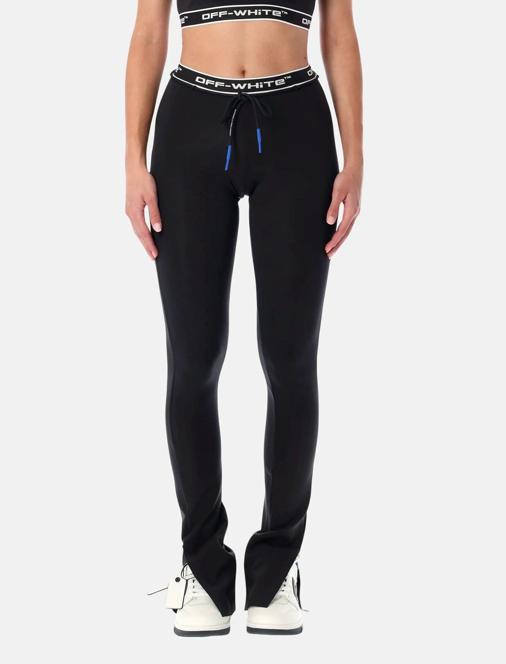 Оригінальна Logoband Split Hem Leggings Off-white – боковий вид