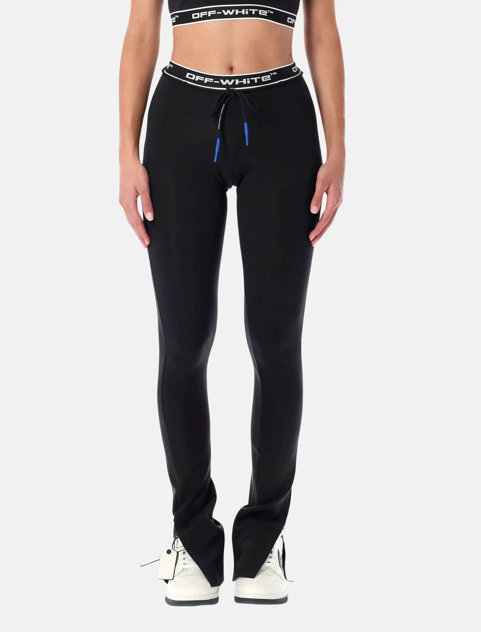 Оригінальна Logoband Split Hem Leggings Off-white – боковий вид