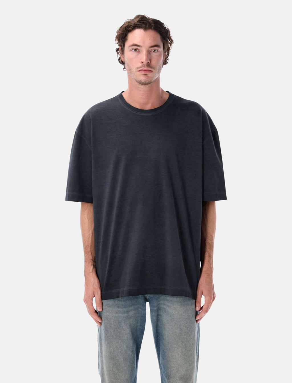 Oversize 4 Stitch T Shirt Maison margiela – Гарантія оригінальності – боковий вид