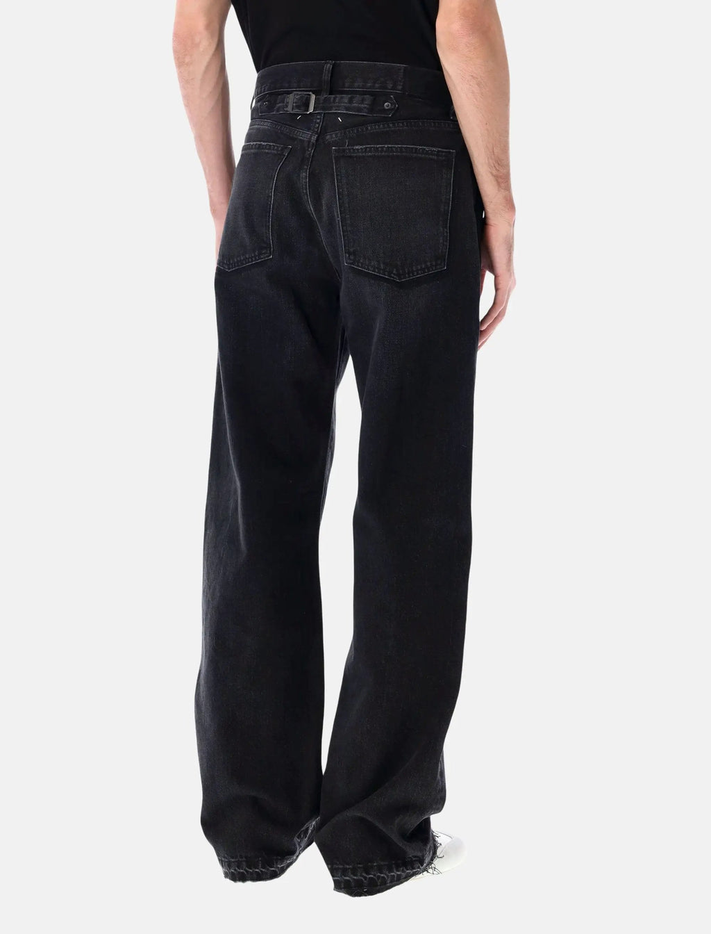 Faded Straight Leg Denim Jeans Maison margiela – Гарантія оригінальності – вид ззаду