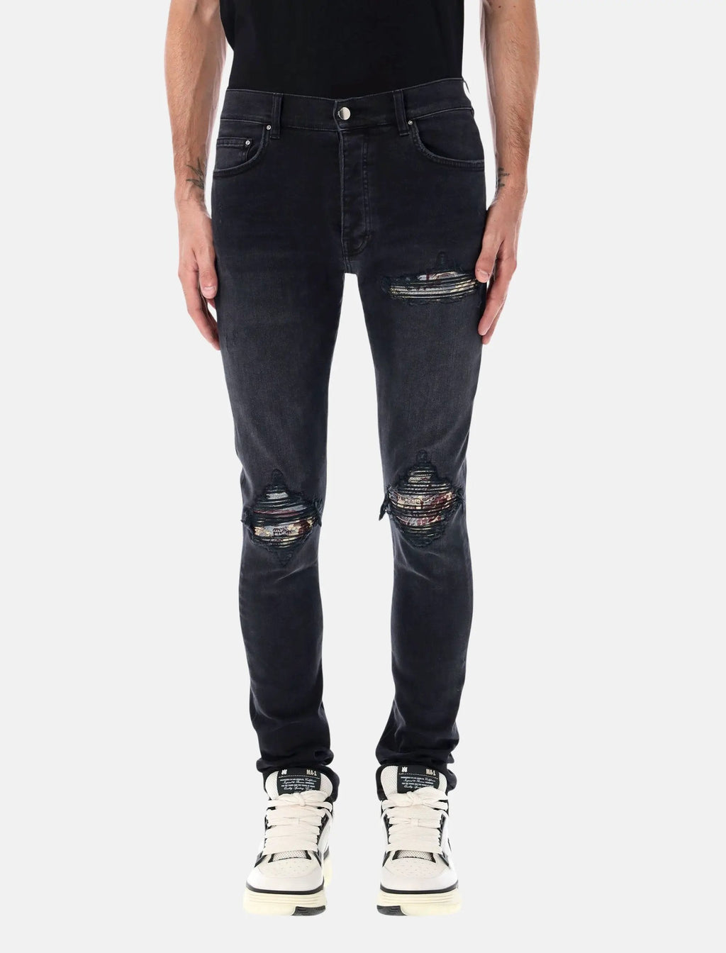Black Crane Mx1 Skinny Jeans Amiri оригінал – Купити в Україні – боковий вид