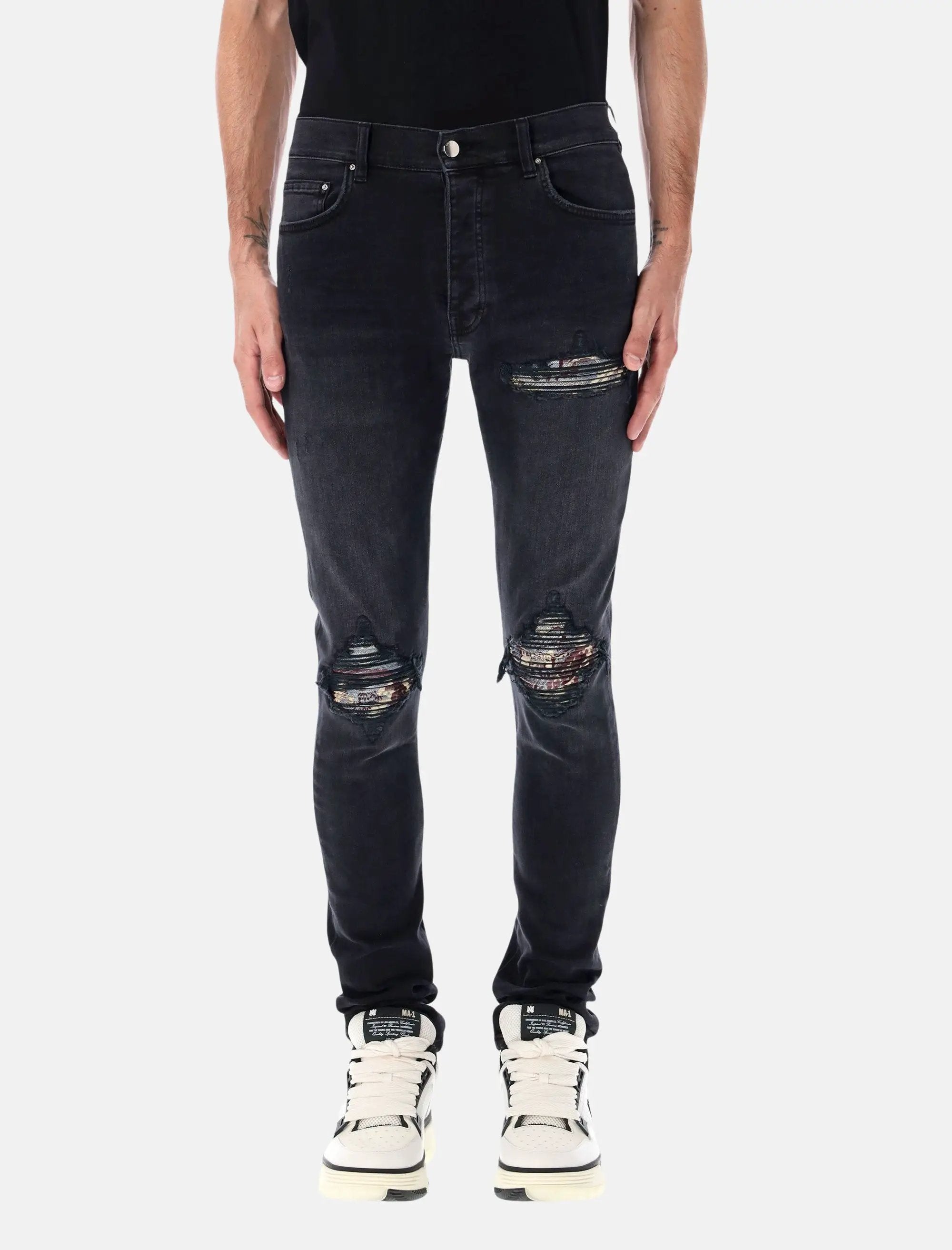 Black Crane Mx1 Skinny Jeans Amiri оригінал – Купити в Україні – боковий вид