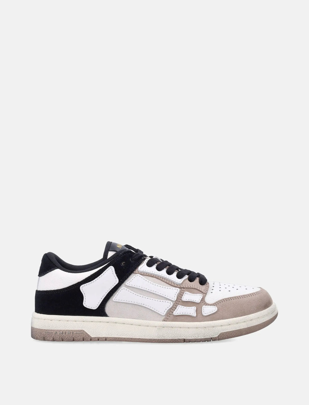 Skel Top Low Distressed Leather Sneakers Amiri – Гарантія оригінальності – боковий вид