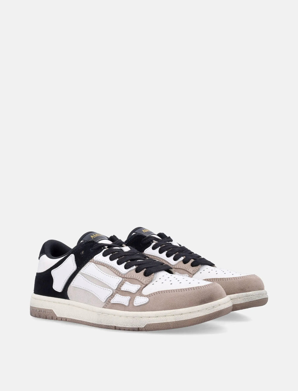 Skel Top Low Distressed Leather Sneakers Amiri – Гарантія оригінальності – детальний вид