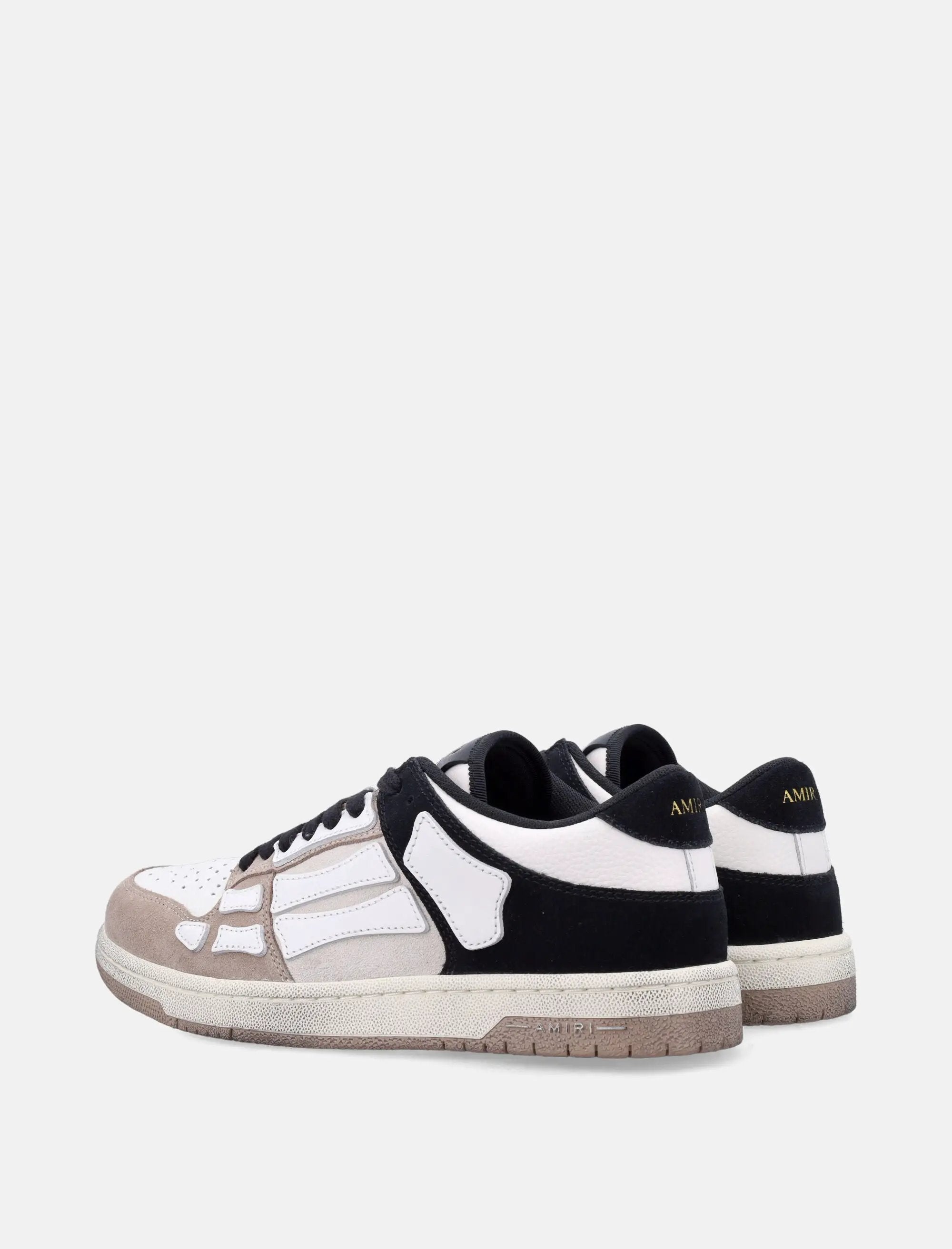 Skel Top Low Distressed Leather Sneakers Amiri – Гарантія оригінальності – збільшений вид