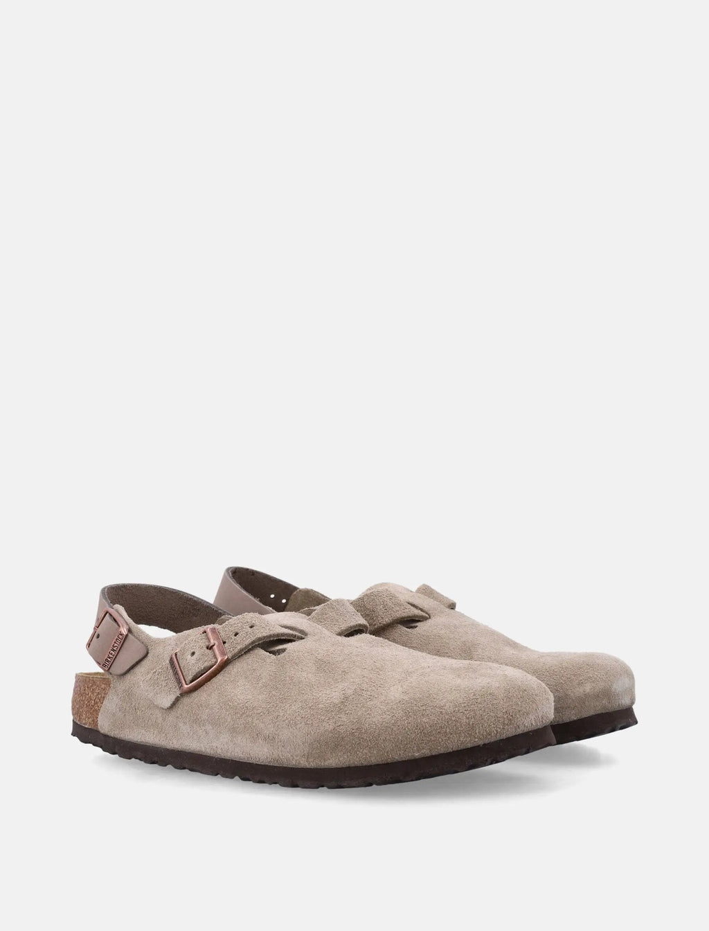 Tokio Nubuck Leather Mules With Strap Birkenstock – Гарантія оригінальності – вид ззаду