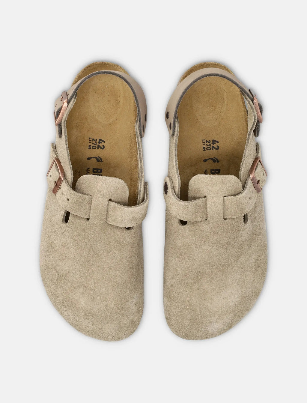 Tokio Nubuck Leather Mules With Strap Birkenstock – Гарантія оригінальності – детальний вид
