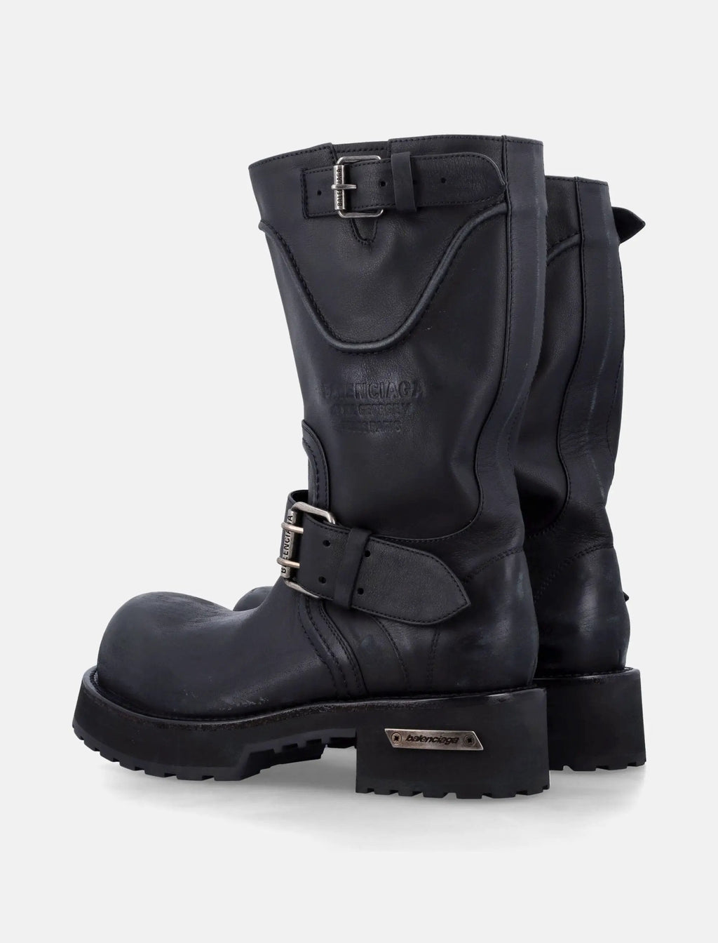 Venom Boot In Black Leather Balenciaga – Гарантія оригінальності – збільшений вид