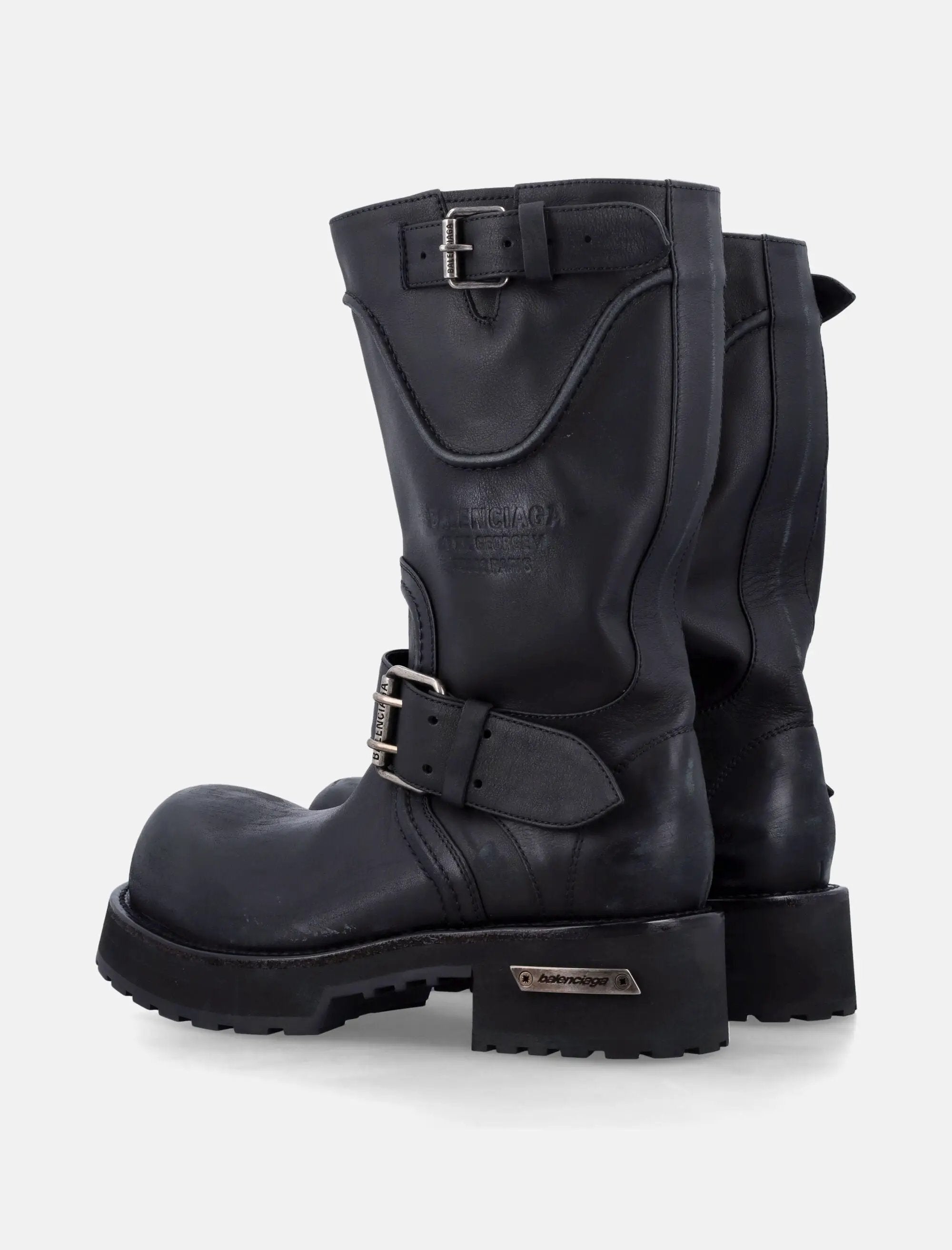 Venom Boot In Black Leather Balenciaga – Гарантія оригінальності – збільшений вид