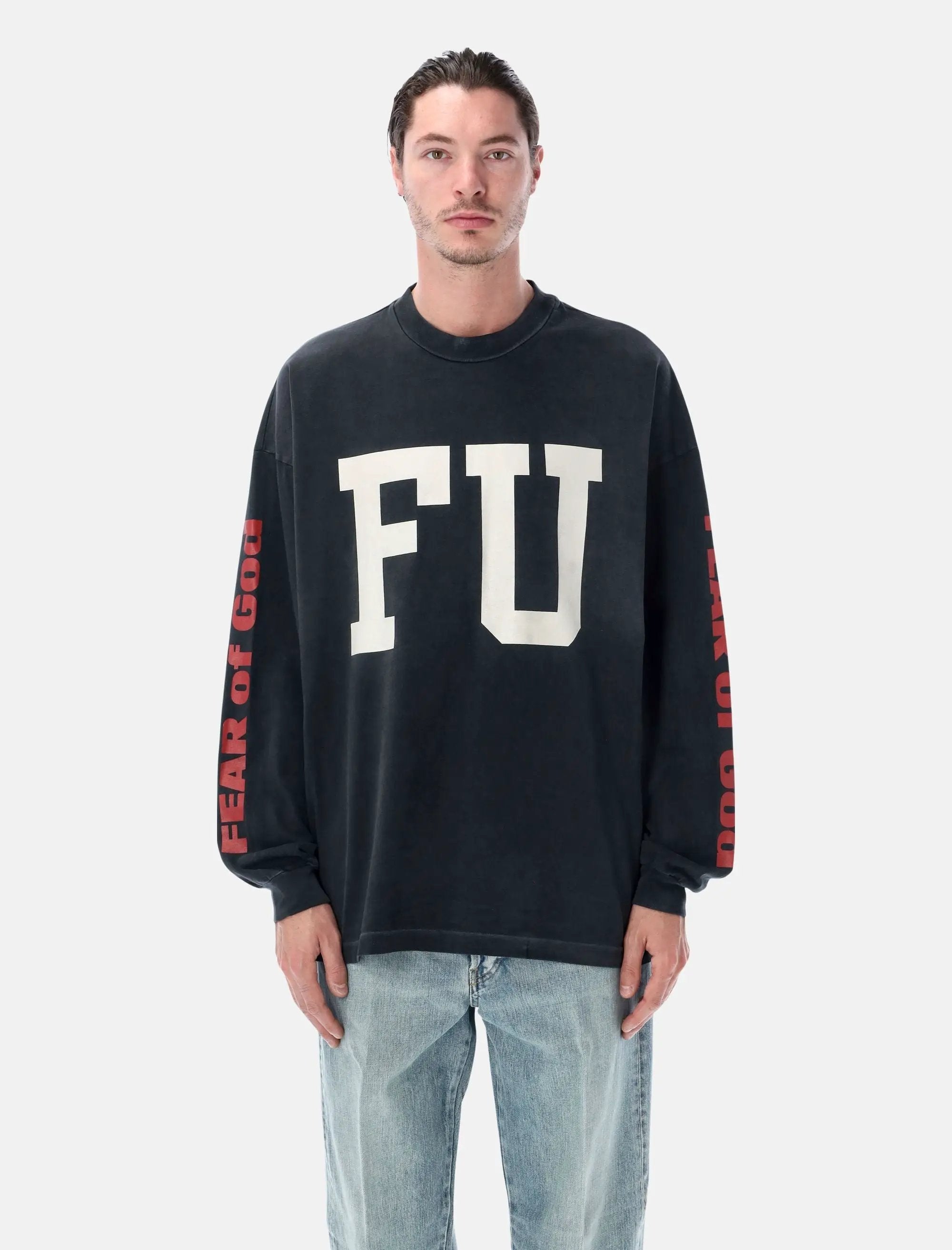Freedom Now Long Sleeve T Shirt Fear of god – Гарантія оригінальності – боковий вид