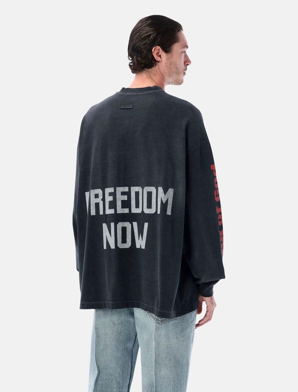Freedom Now Long Sleeve T Shirt Fear of god – Гарантія оригінальності – вид ззаду