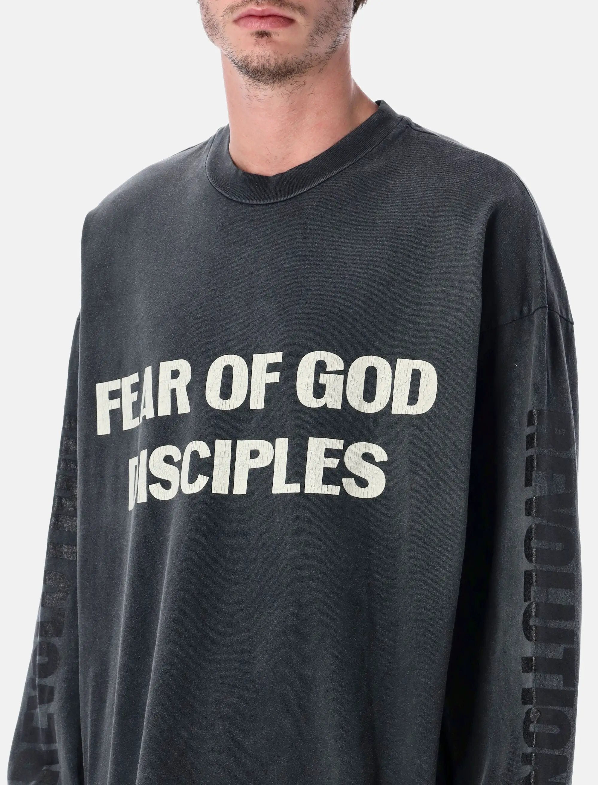 Relaxed Disciple Long Sleeve T Shirt Fear of god – Гарантія оригінальності – детальний вид