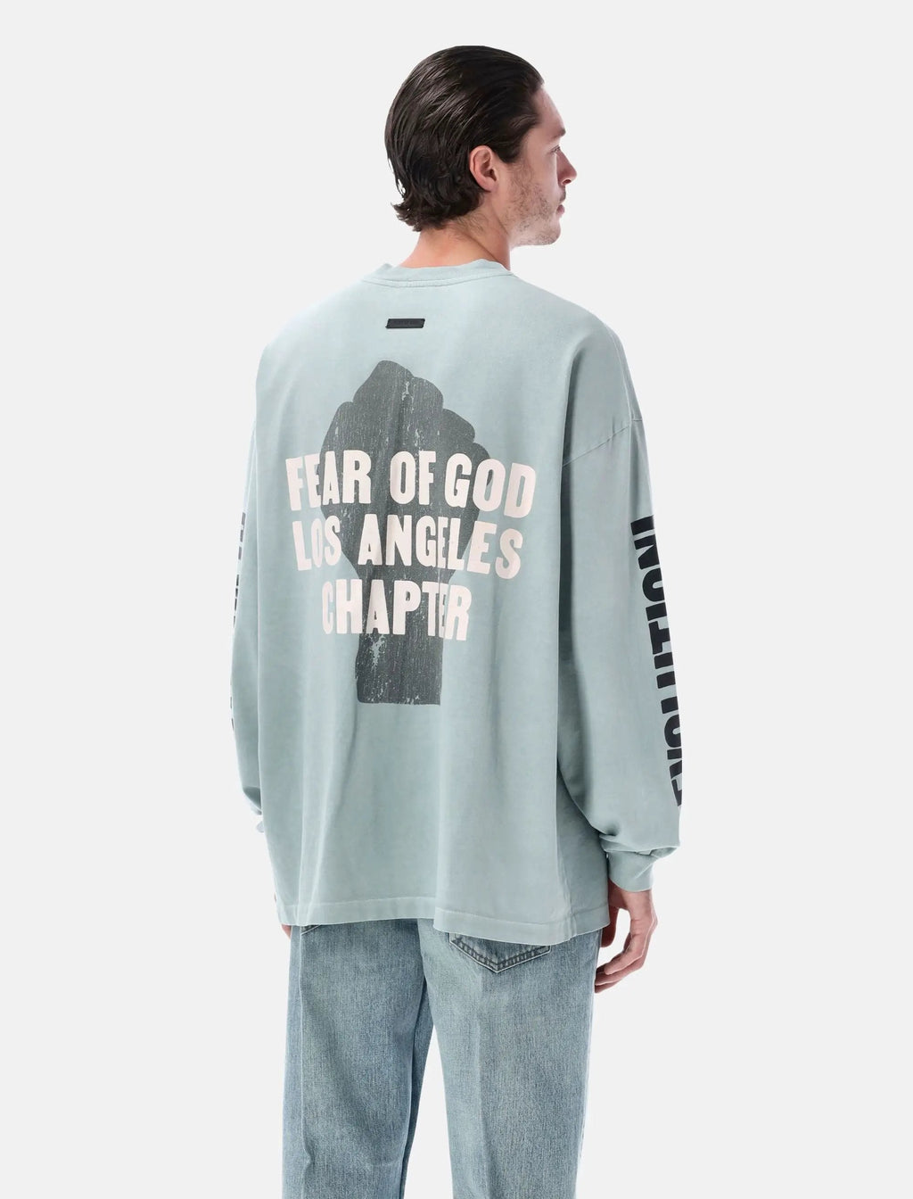 Relaxed Disciple Long Sleeve T Shirt Fear of god – Гарантія оригінальності – вид ззаду