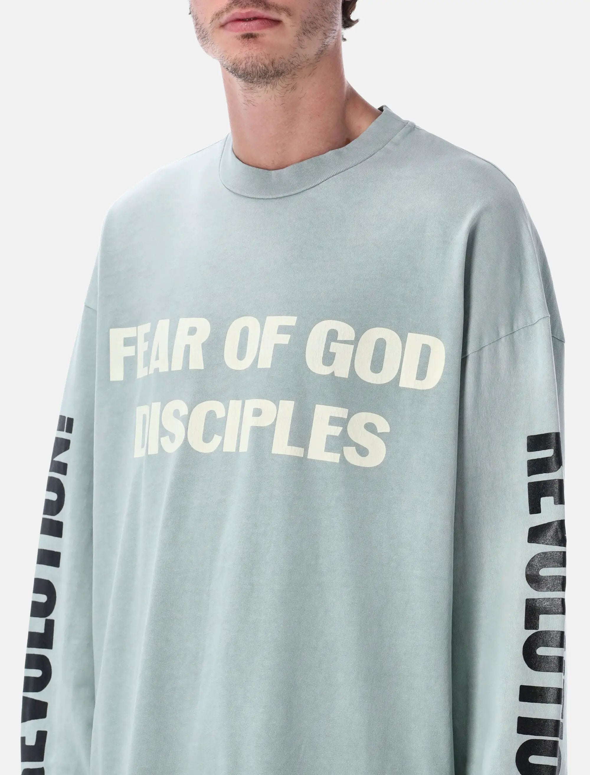 Relaxed Disciple Long Sleeve T Shirt Fear of god – Гарантія оригінальності – детальний вид