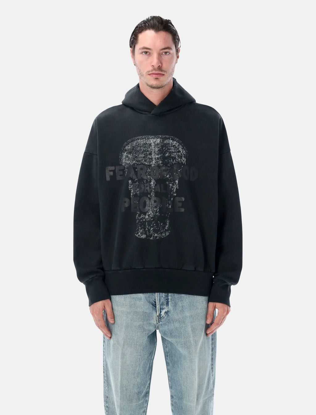 Le Panteres Black Hoodie Fear of god оригінал – Купити в Україні – боковий вид