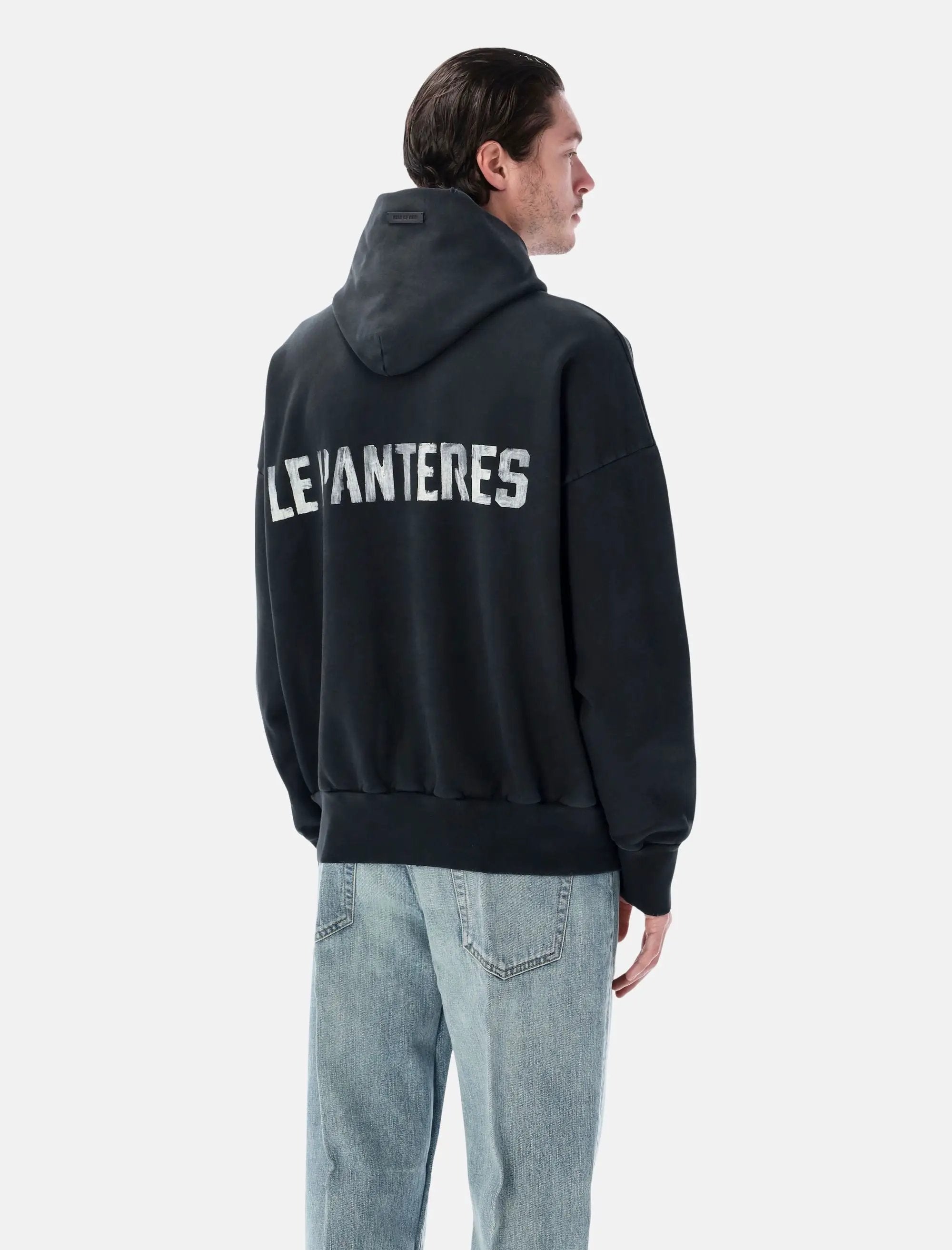 Le Panteres Black Hoodie Fear of god оригінал – Купити в Україні – вид ззаду - FEAR OF GOD