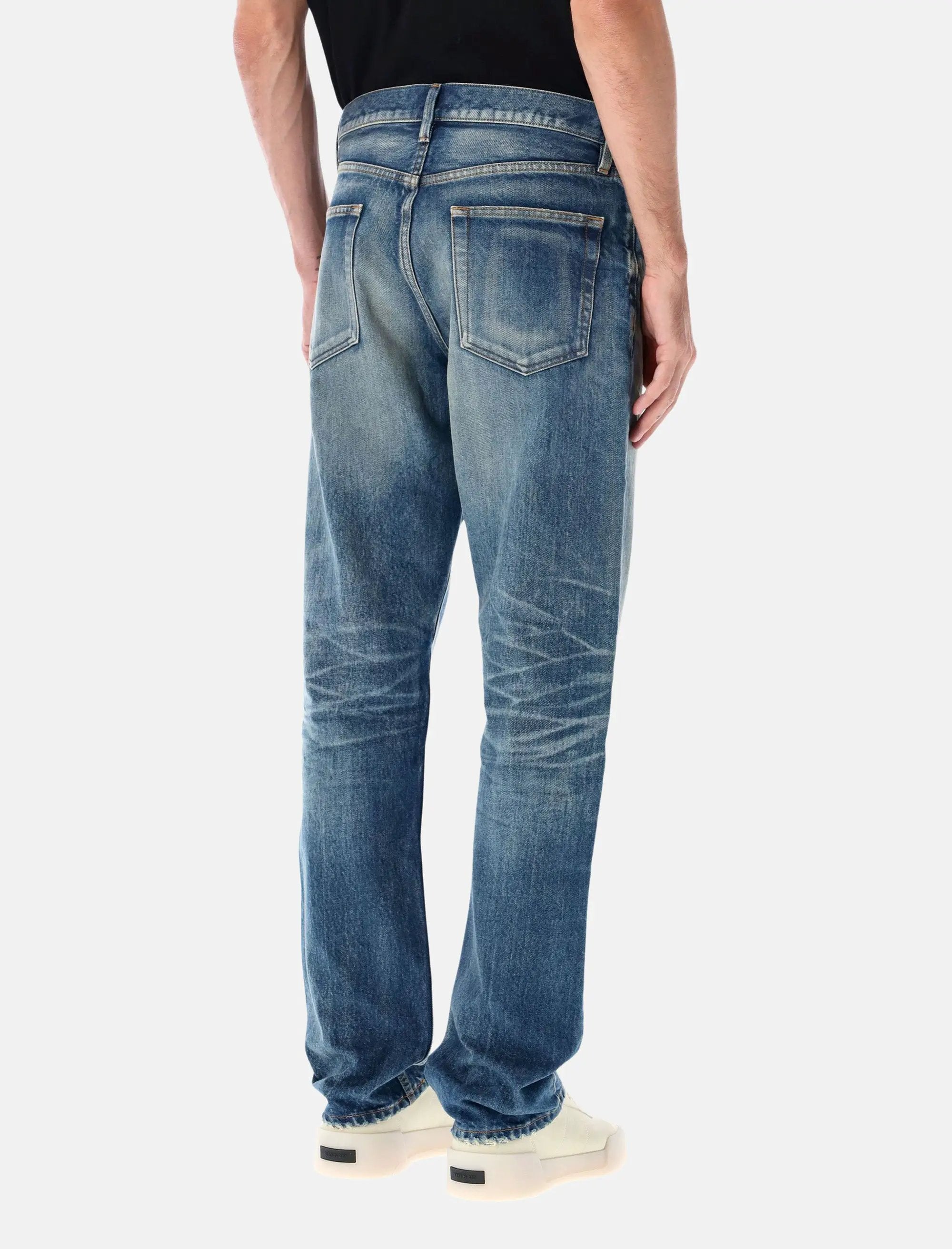 Vintage Wash Straight Jeans Fear of god оригінал – Купити в Україні – вид ззаду