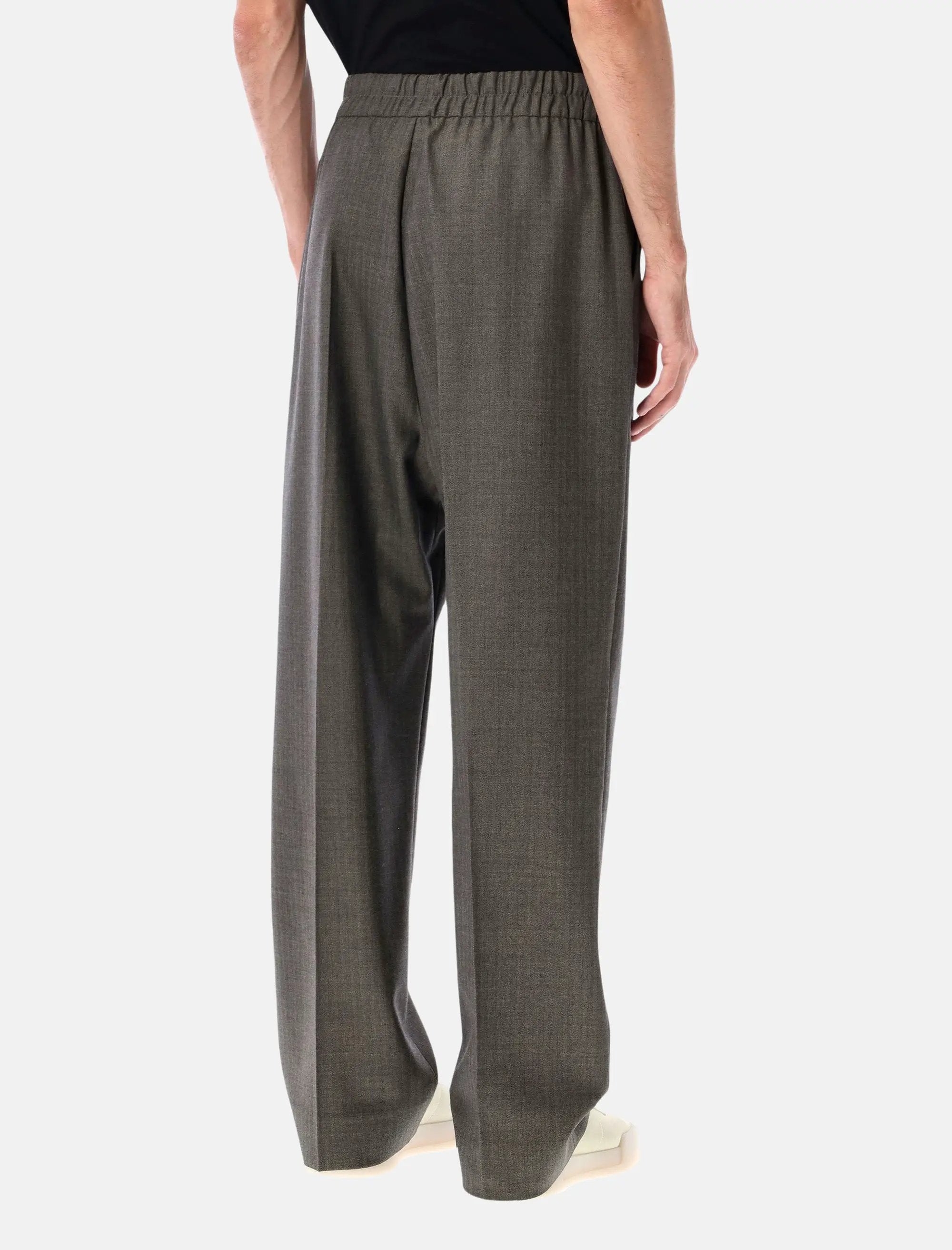 Оригінальна Heather Chevron Wool Drawstring Pants Fear of god – вид ззаду