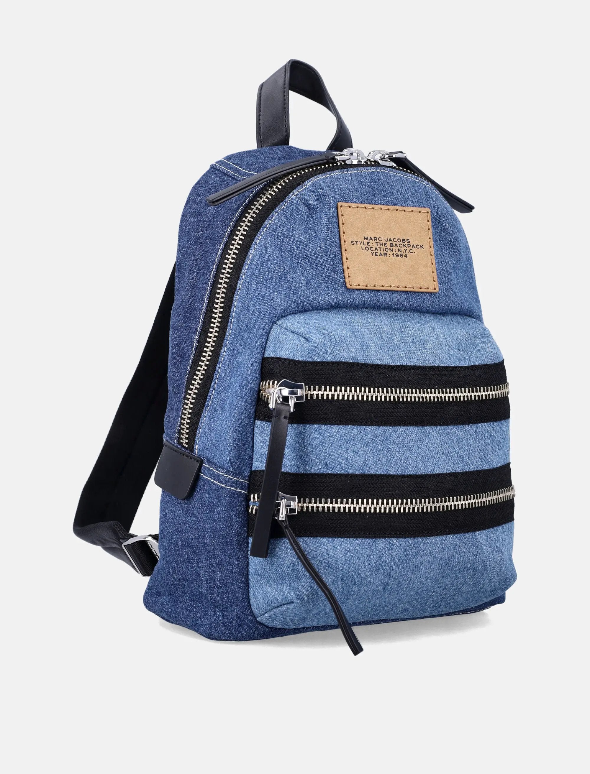 Оригінальна Biker Colorblock Denim Medium Backpack Marc jacobs – детальний вид