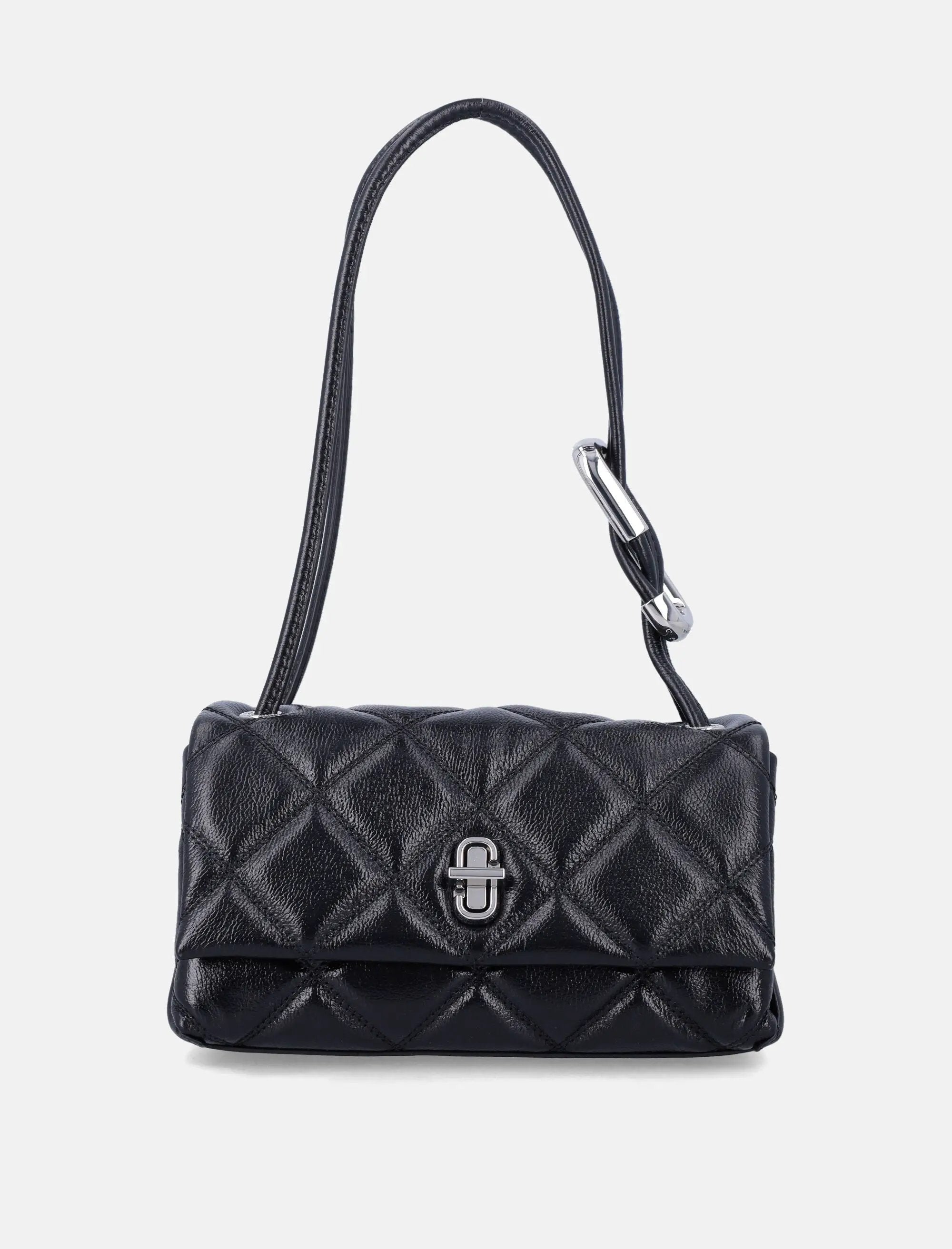 Quilted Mini Dual Leather Shoulder Bag Marc jacobs – Гарантія оригінальності – боковий вид
