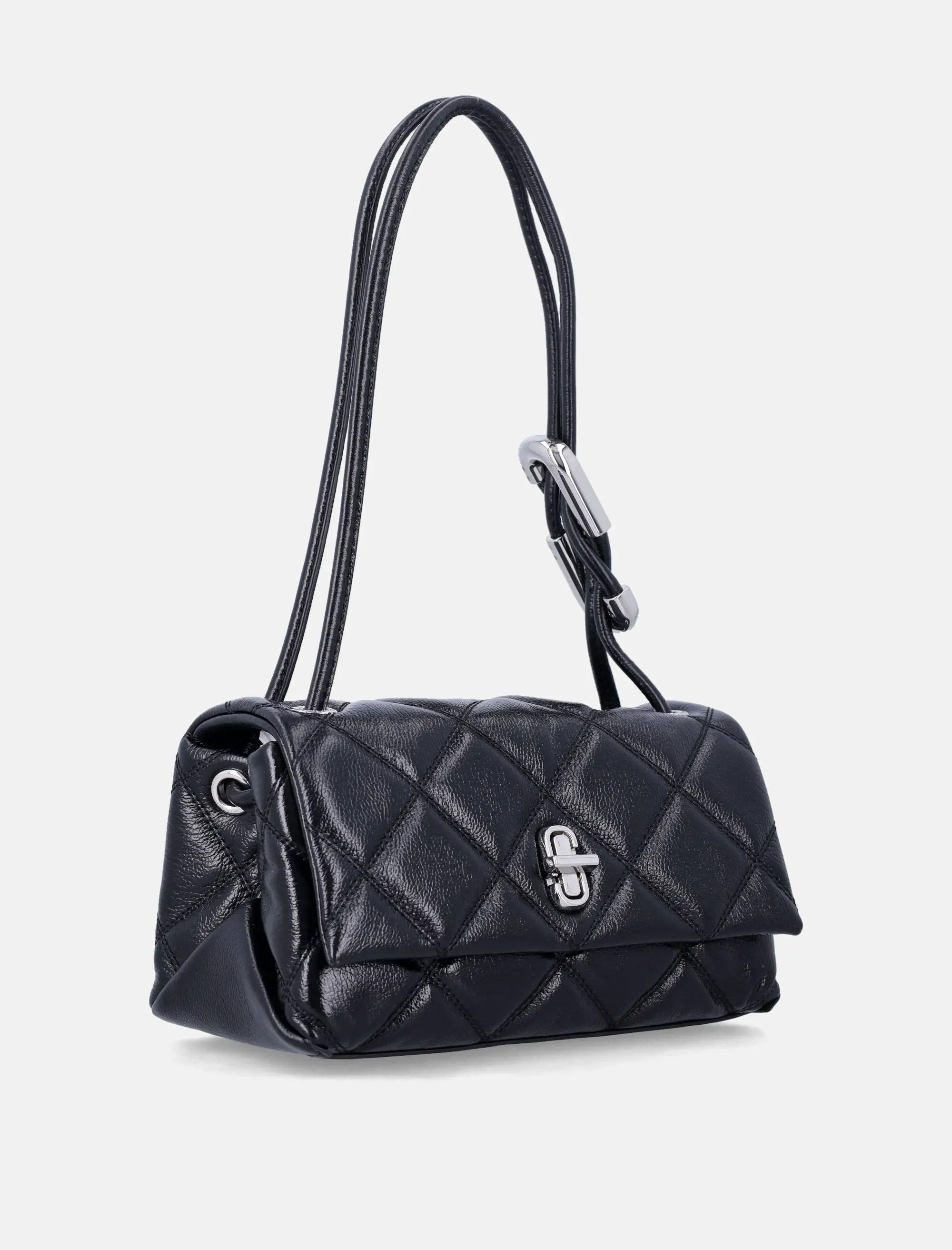 Quilted Mini Dual Leather Shoulder Bag Marc jacobs – Гарантія оригінальності – детальний вид